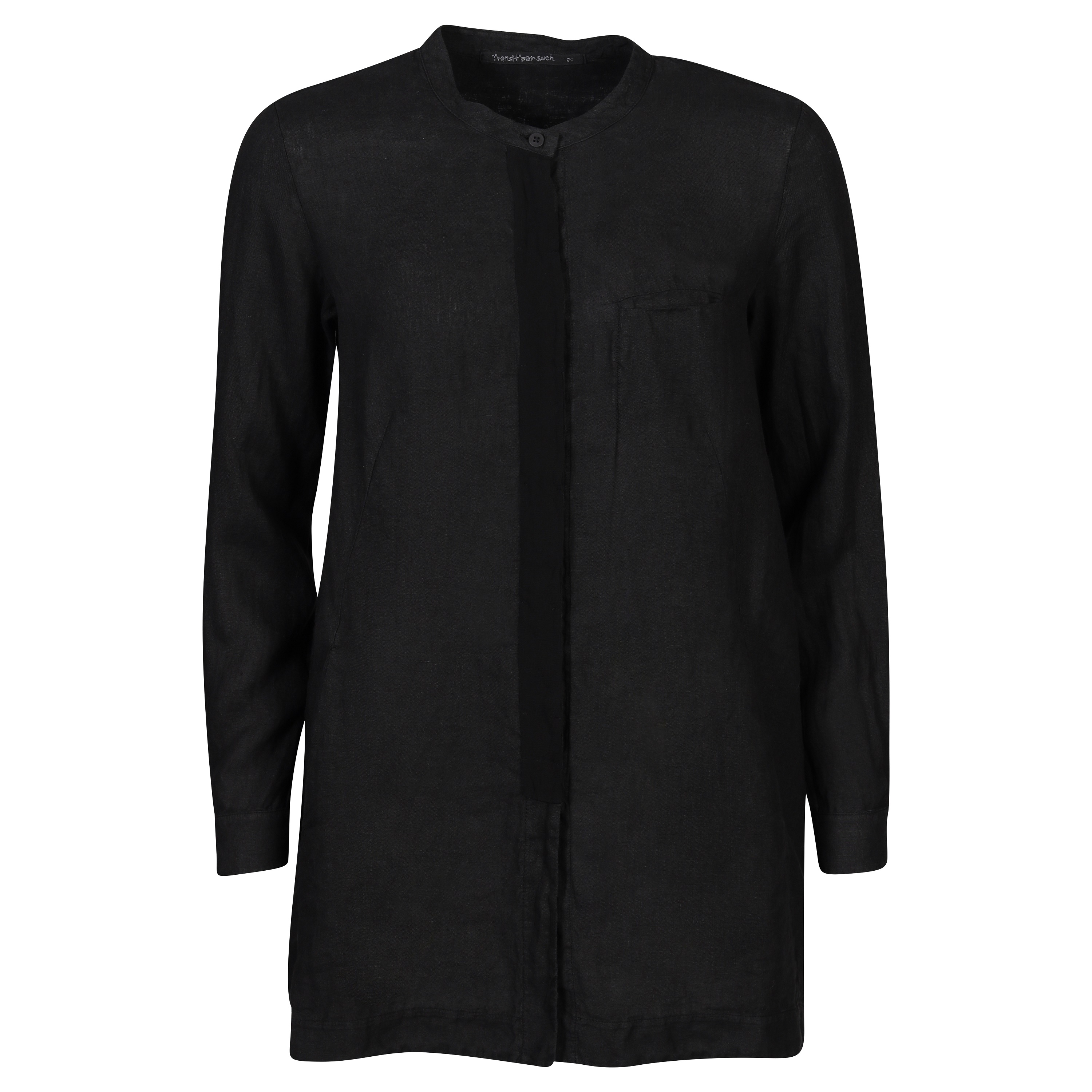 Transit Par Such Linen Blouse in Black