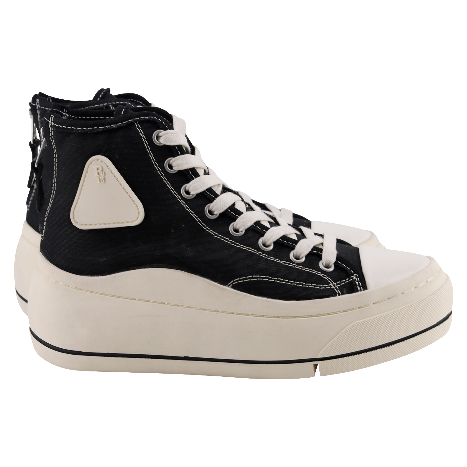 R13 High Top Sneaker Black