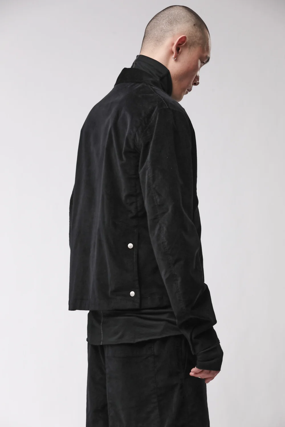 THOM KROM Velvet Jacket in Black