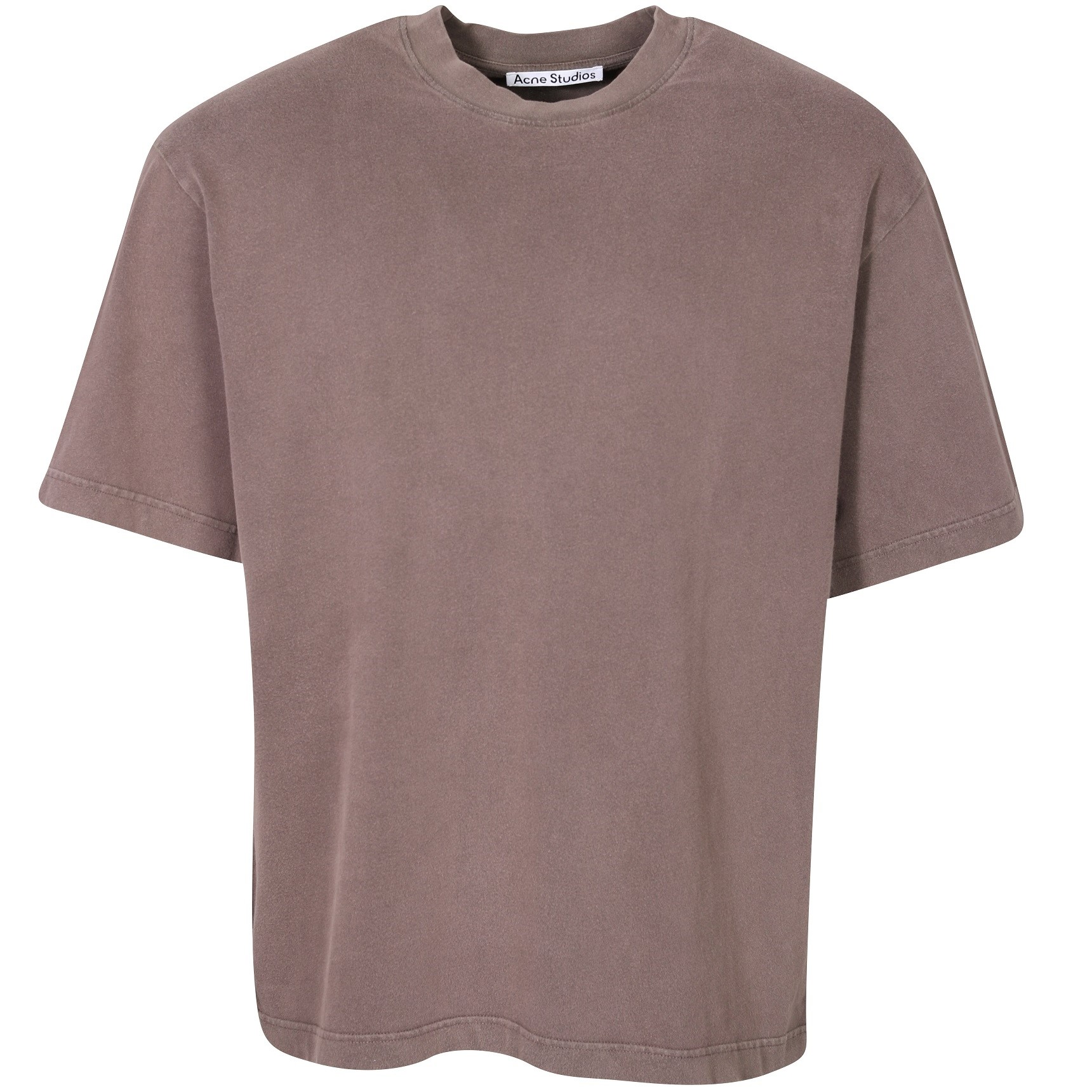 ACNE STUDIOS Vintage T-Shirt in Dark Brown ACNE STUDIOS Vintage T-Shirt in Dark Brown