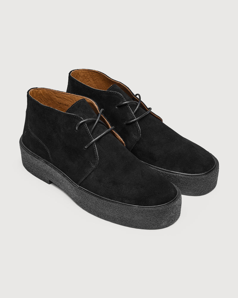 THE ORIGINAL PLAYBOY Preston Boot in Black Suede