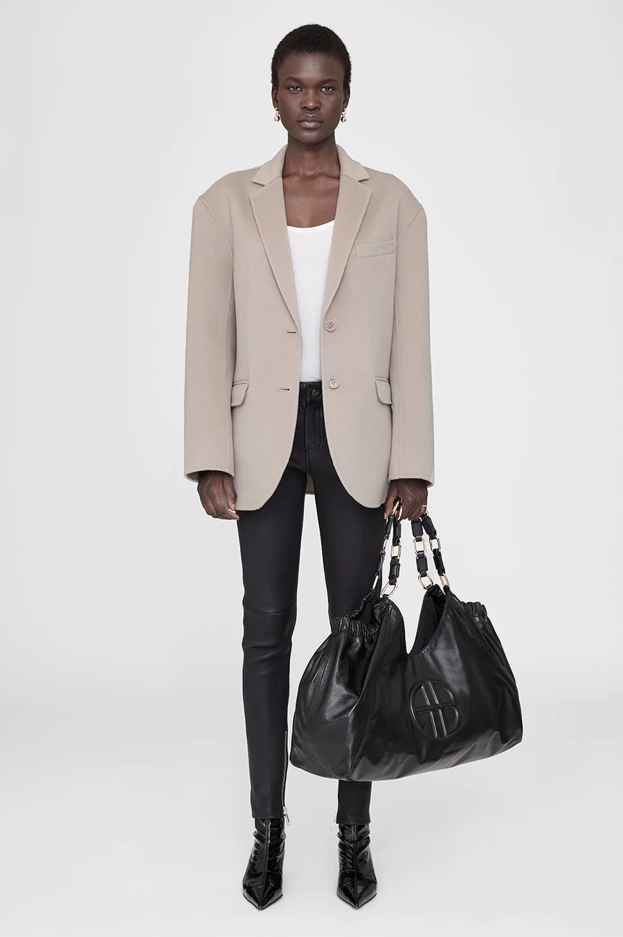 ANINE BING One Kate Tote Bag in Black