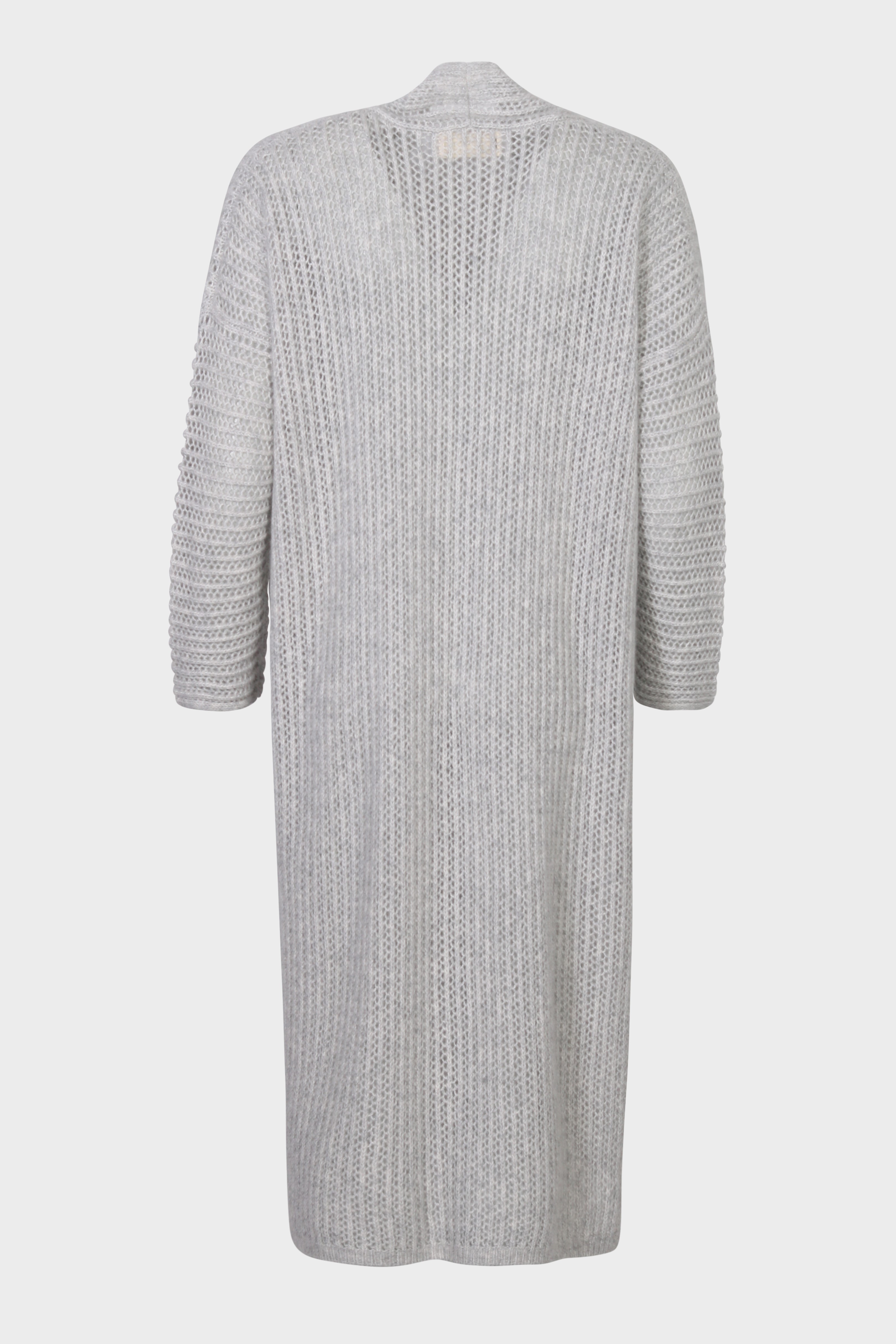 SMINFINITY Blurry Knit Coat in Heather Grey XS/S