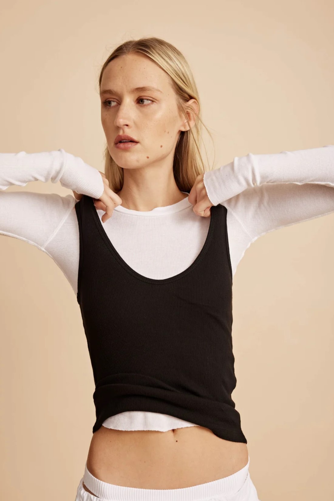 ALL III Claire Tank Top in Black ALL III Claire Tank Top in Black