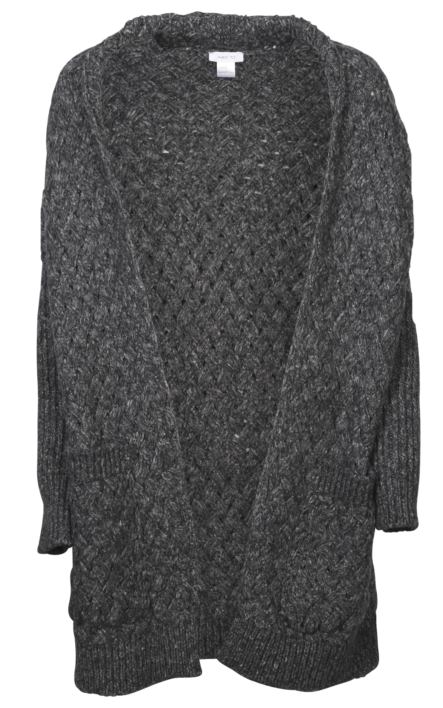 Avant Toi Cardigan Grey Melange