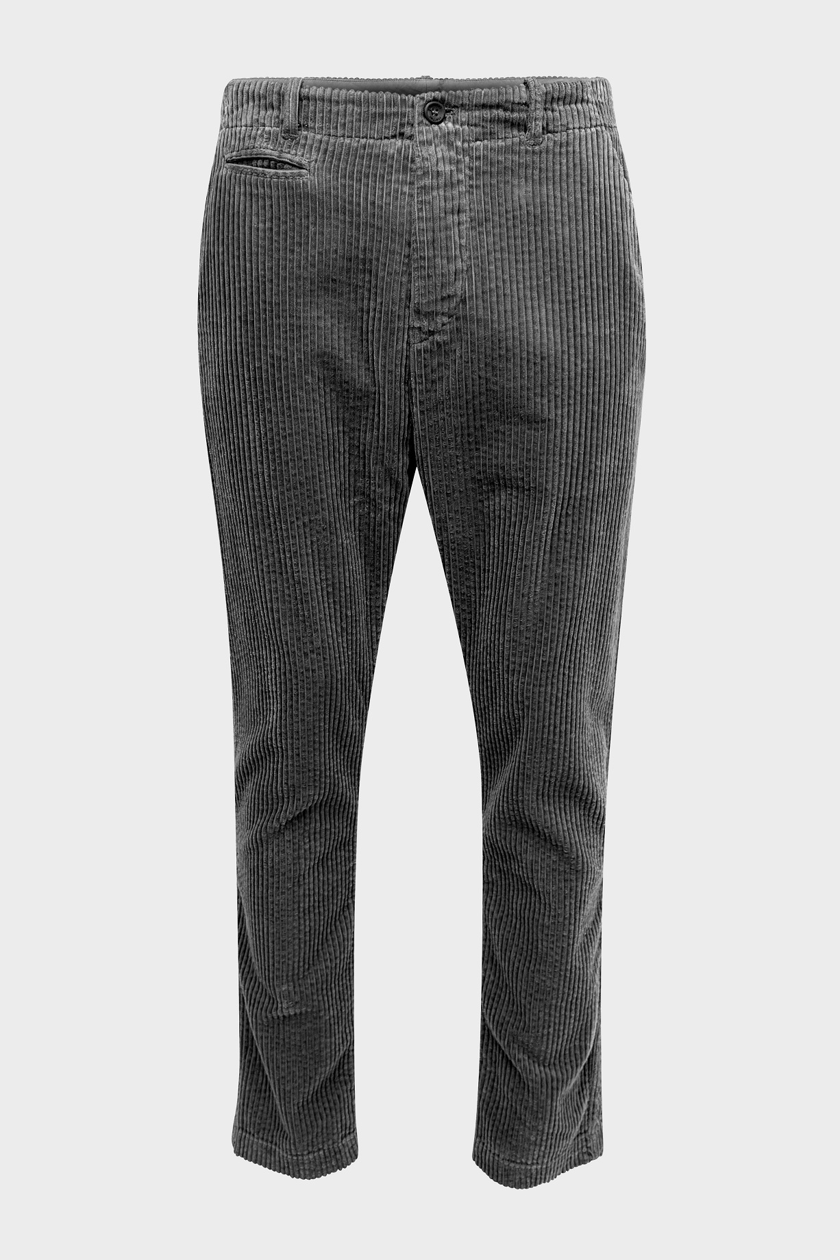 HANNES ROETHER Corduroy Pant in Grey