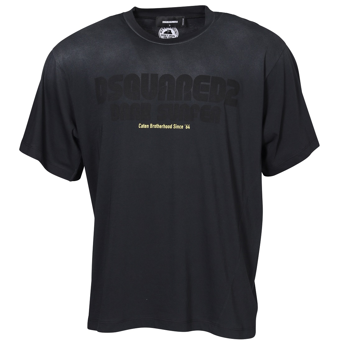 DSQUARED2 Dark Surfer T-Shirt in Washed Black