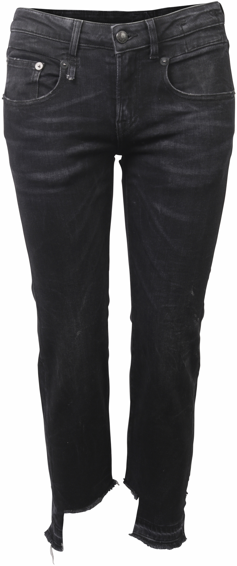 R13 Boy Straight Jeans schwarz