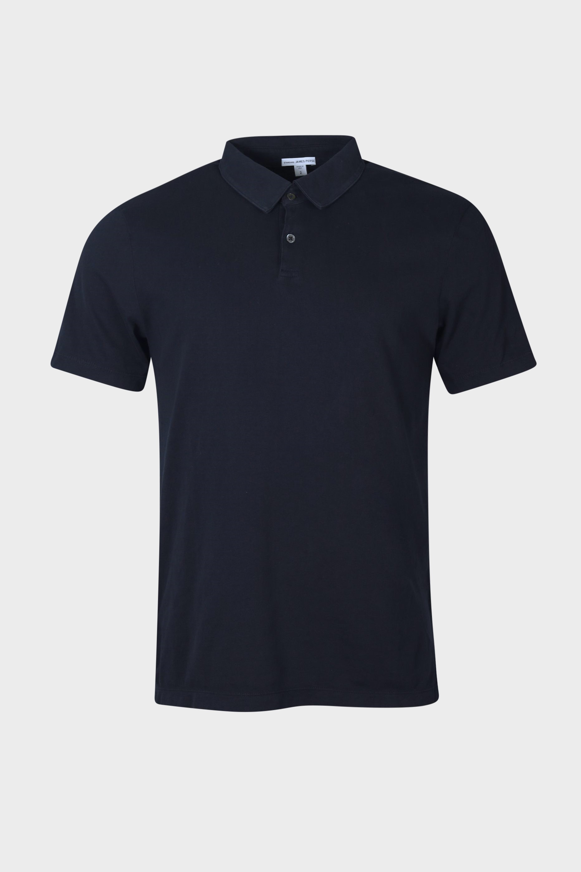JAMES PERSE Revised Standard Polo in Navy 2XL/5