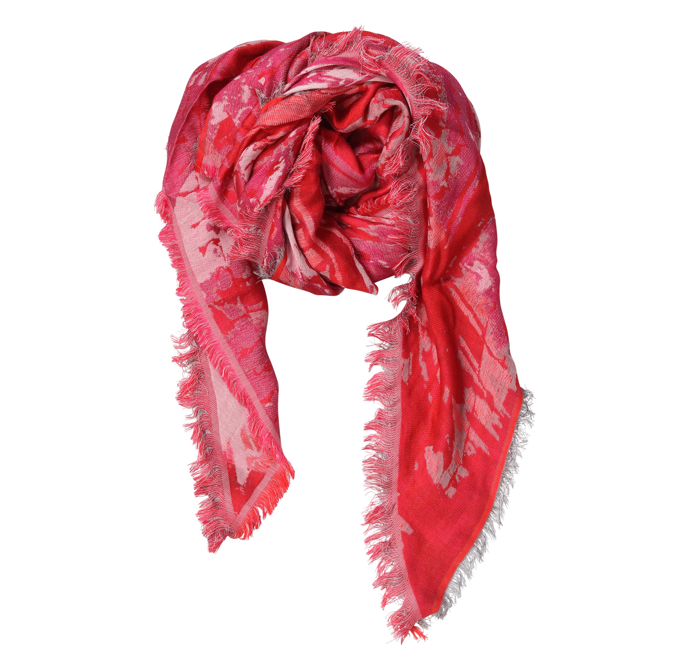 LALA BERLIN Scarf Amalin in Shibori Dragenfruit