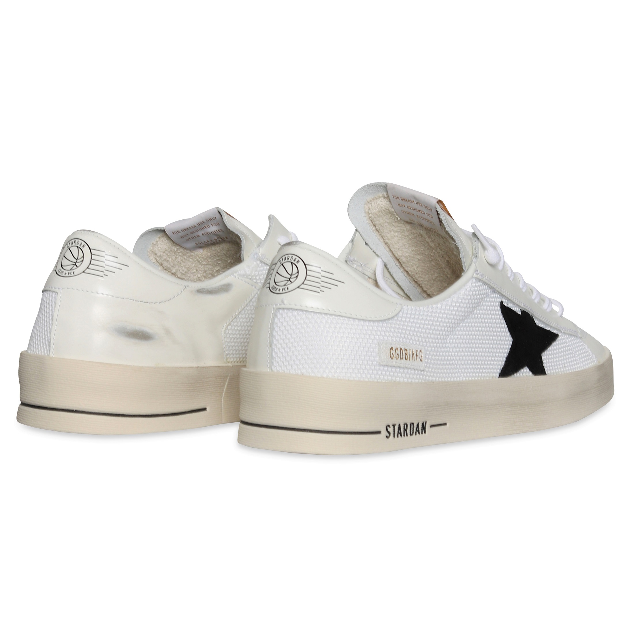 Golden Goose Sneaker Stardan in White/Black 47