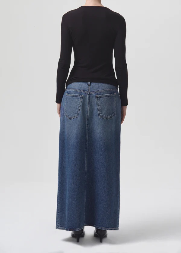 AGOLDE Leif Denim Skirt