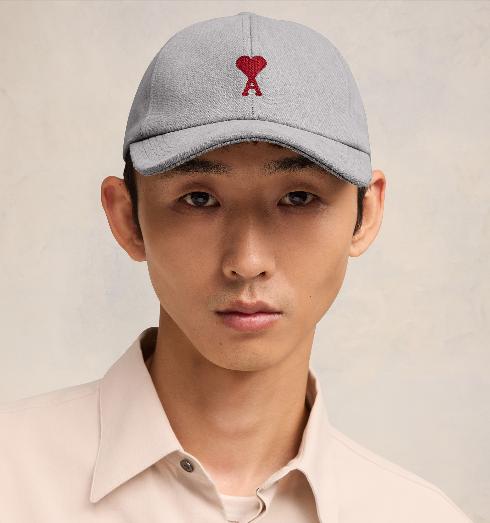 AMI PARIS de Coeur Cap in Javel Grey