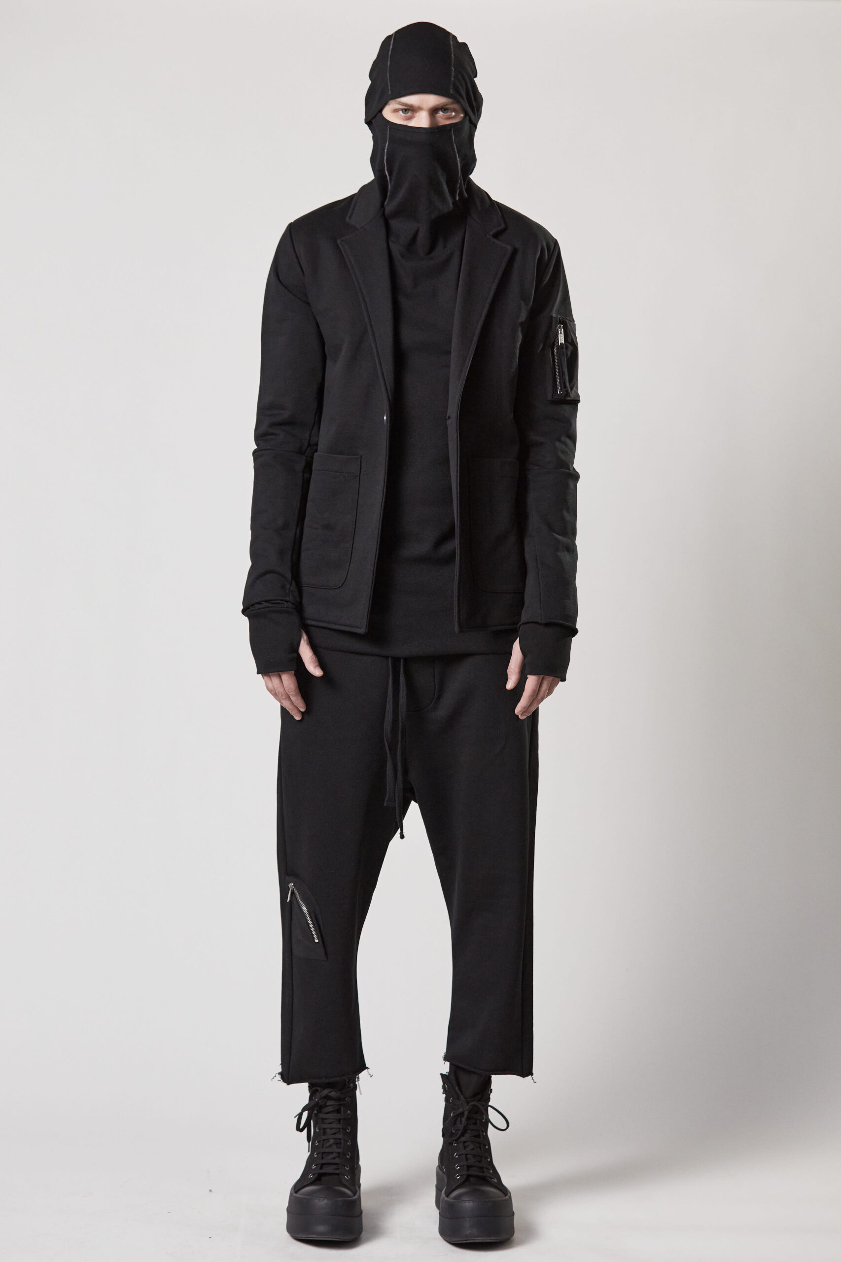 THOM KROM Nylon Pant in Black