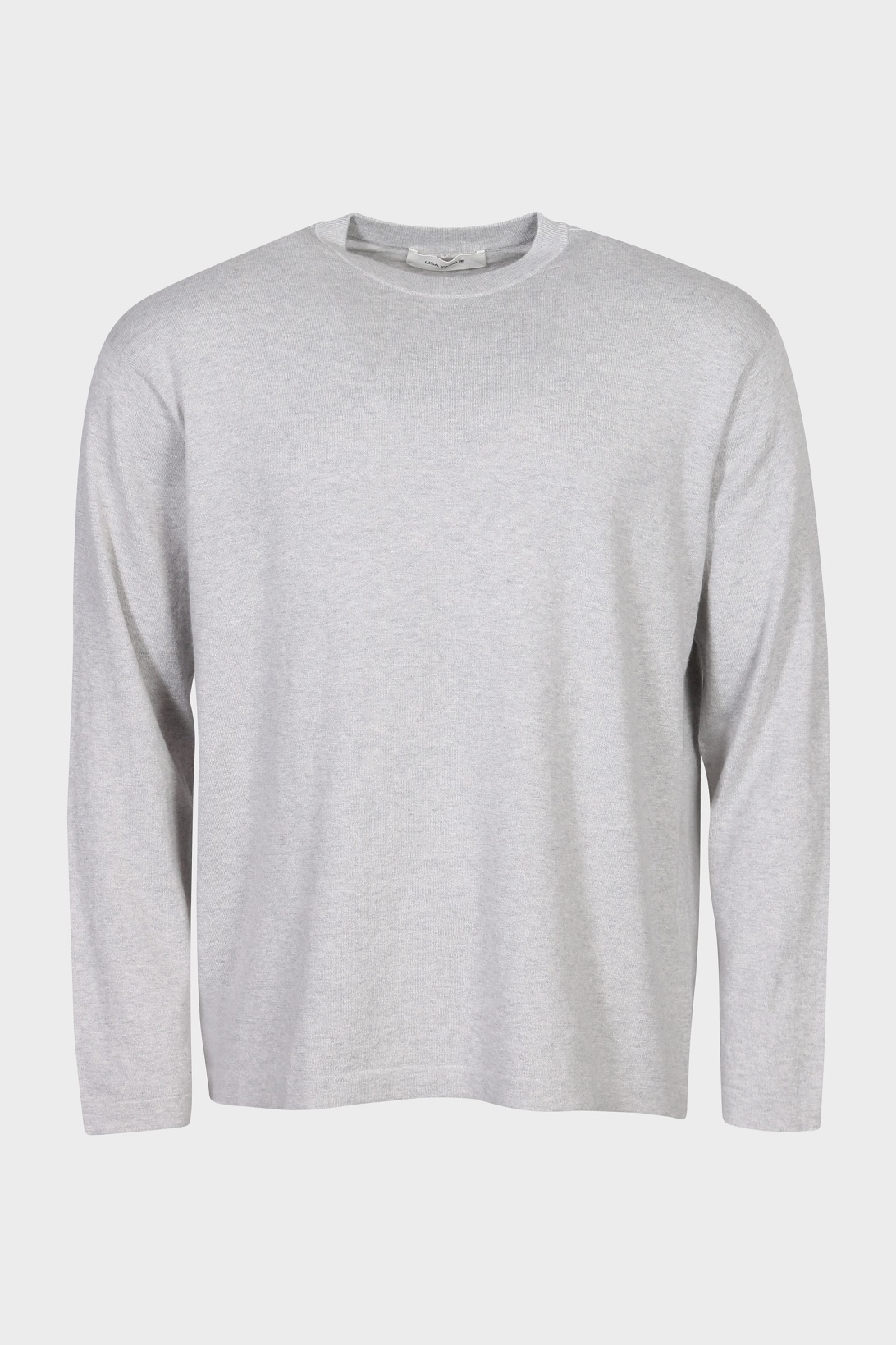 LISA YANG Brendan Cotton Cashmere Pullover in Grey