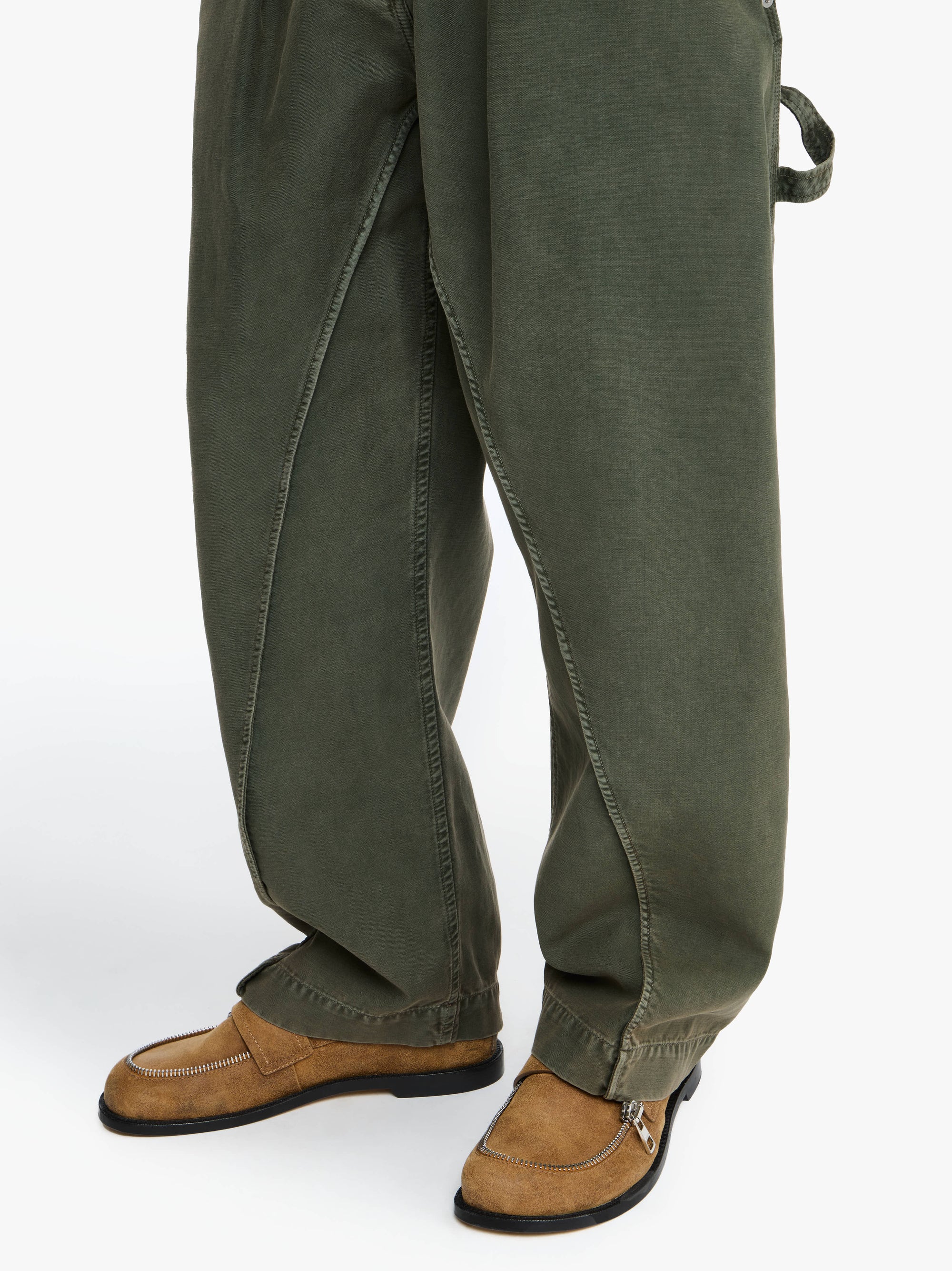 JW ANDERSON Twisted Seam Pant in Olive