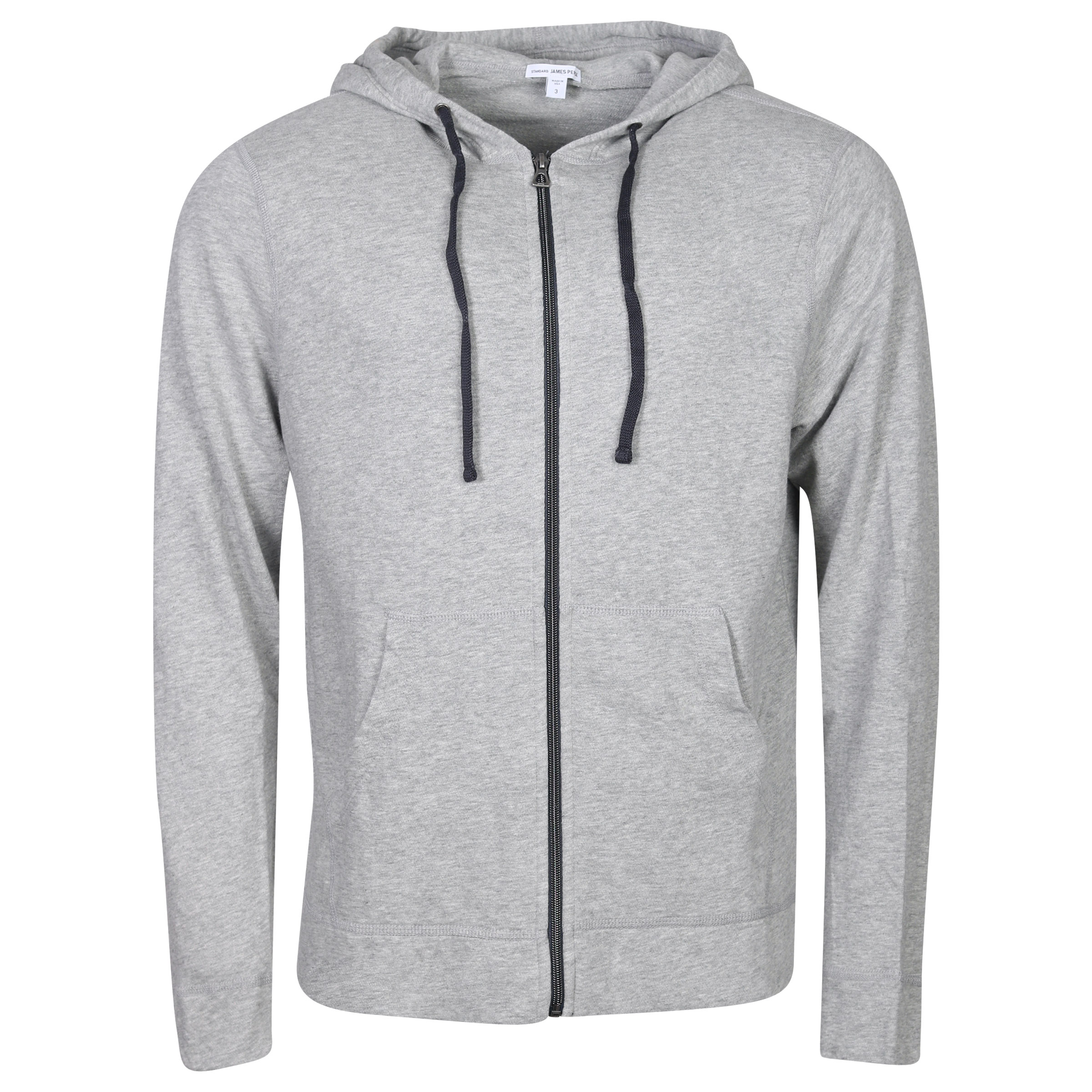 James Perse Vintage Fleece Hoodie Heathergrey