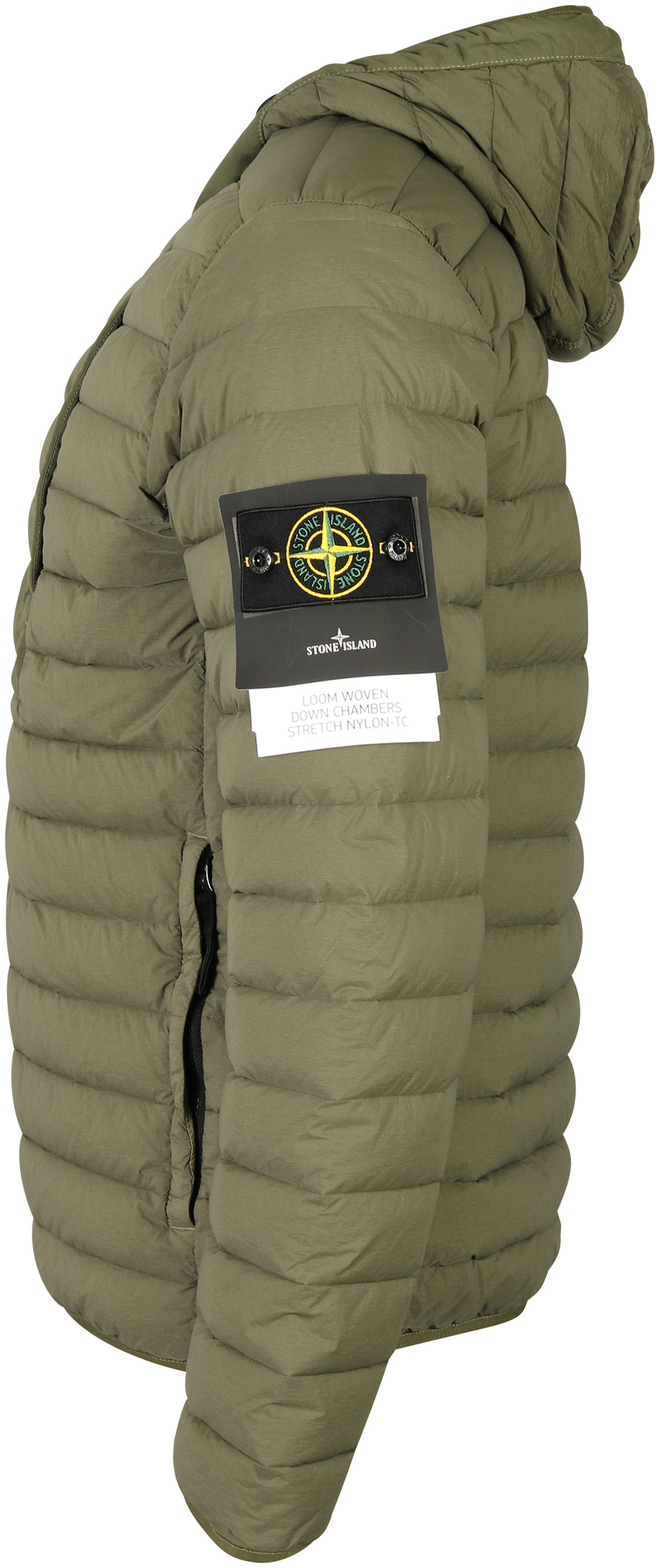 Stone Island Down Jacket Olive L