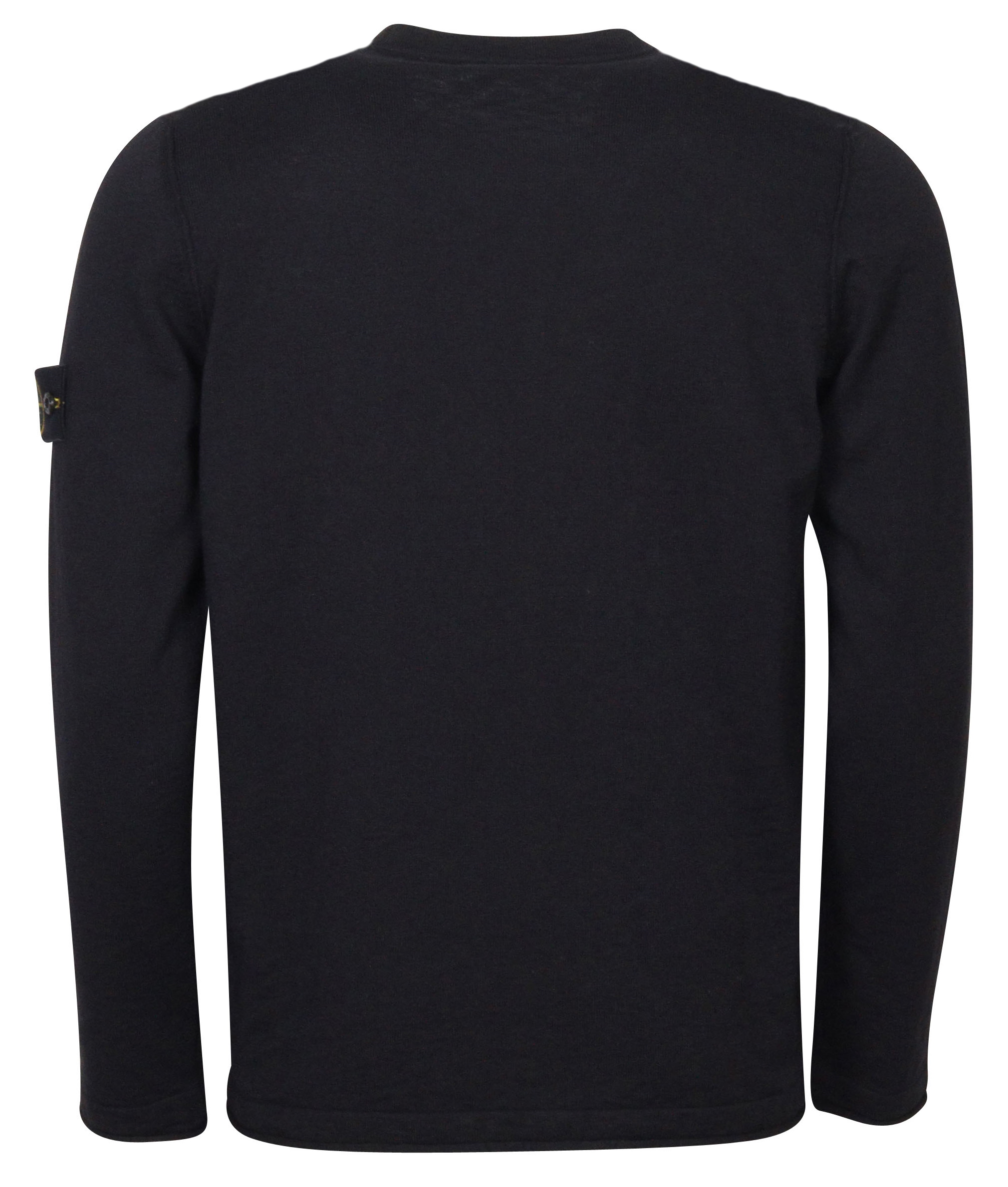 Stone Island Crew Neck Knit Sweater Black