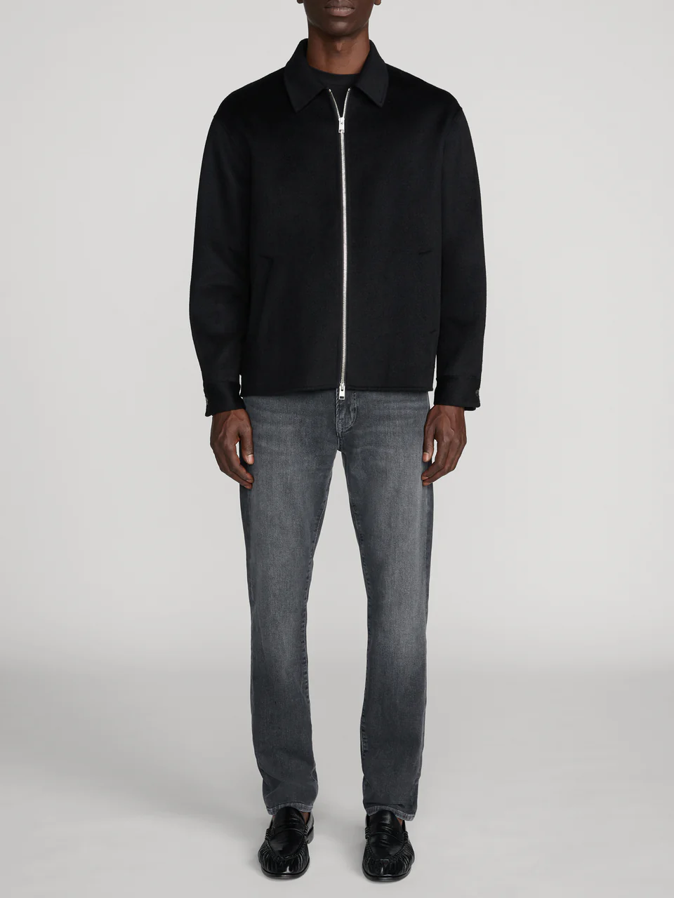 FRAME L'Homme Slim Jeans in Midnight Ash