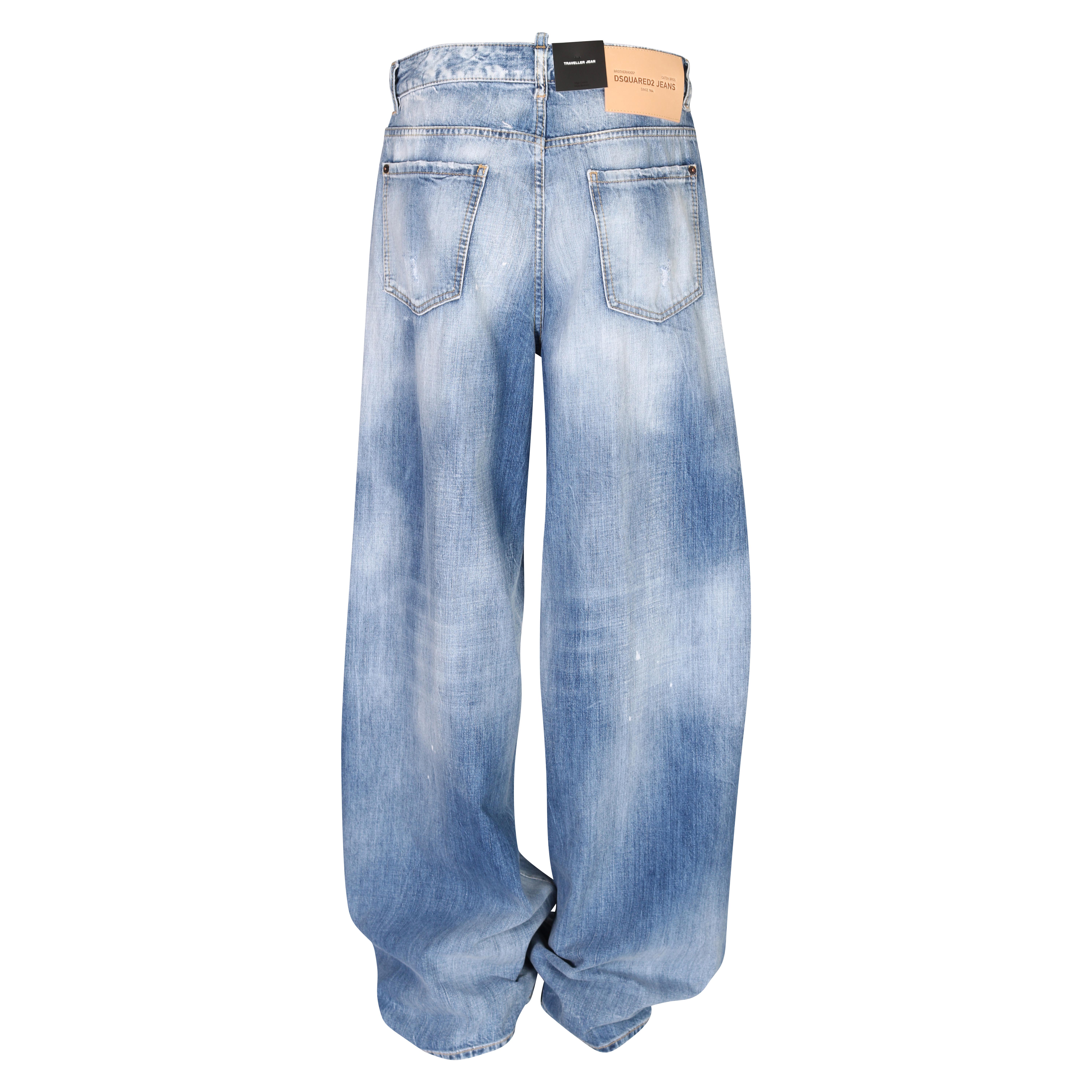 Dsquared Traveller Jeans in Blue Wash
