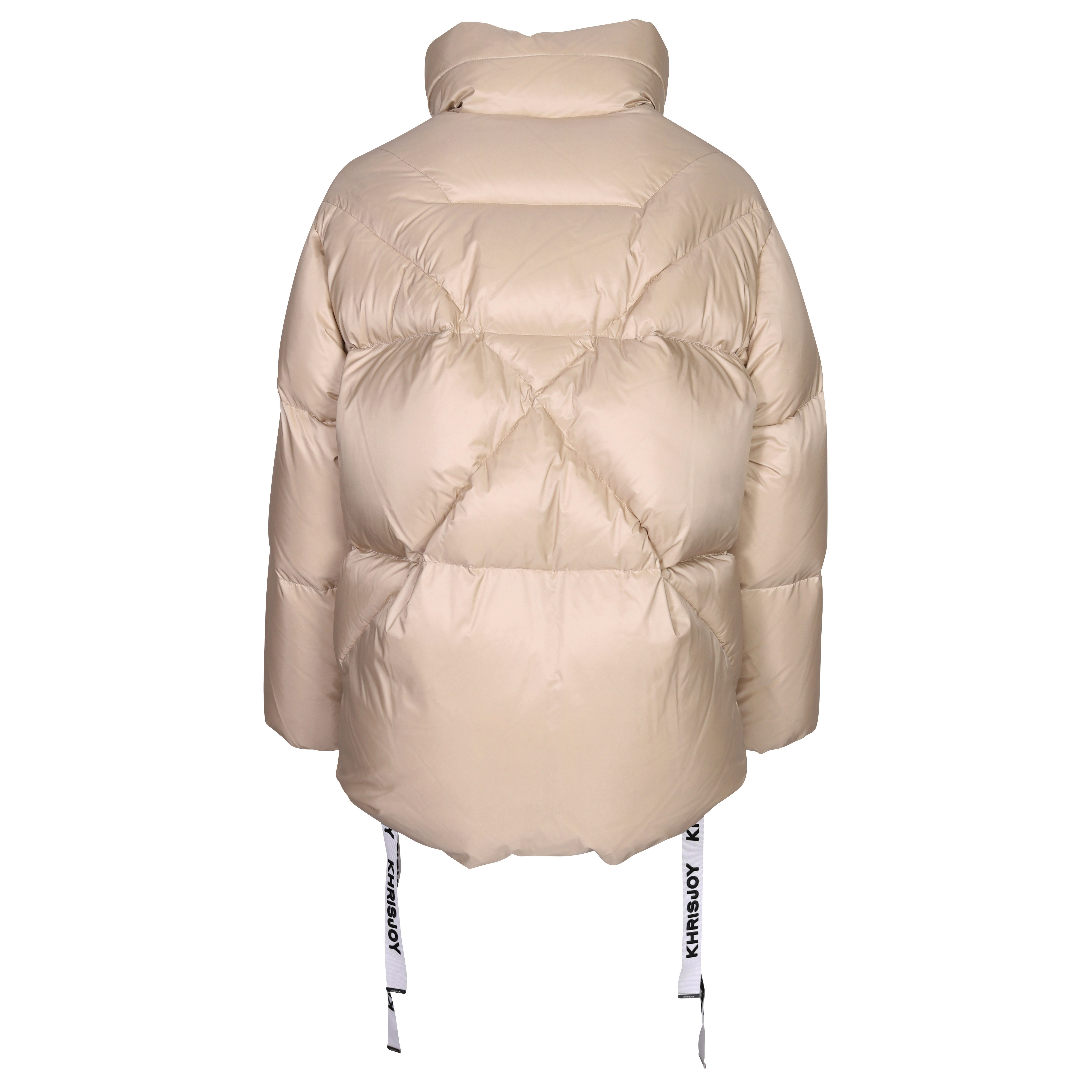 Khrisjoy Iconic Puffer Oversized Jacket in Beige