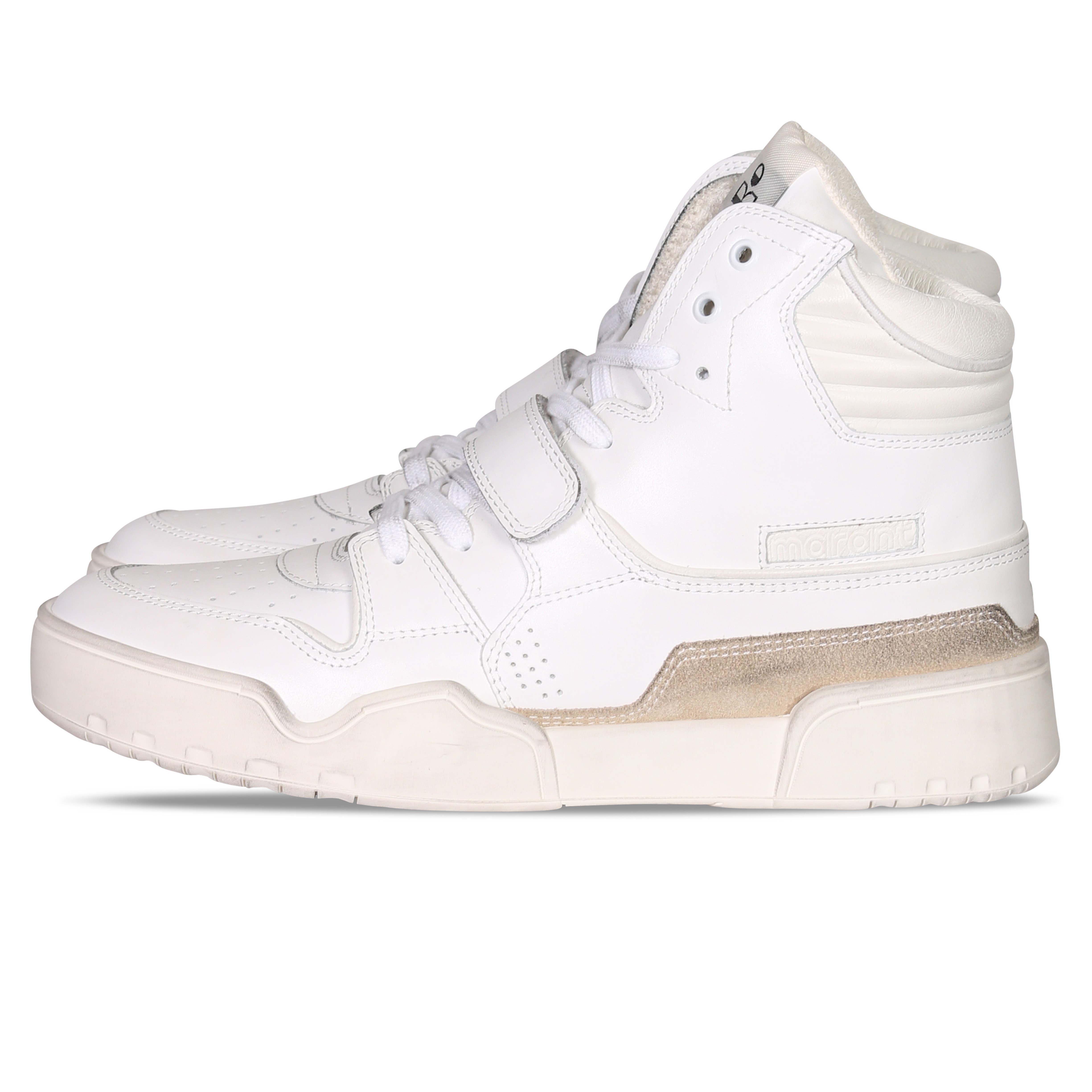 Isabel Marant Alseeh High Top Sneaker in White Isabel Marant Alseeh High Top Sneaker in White