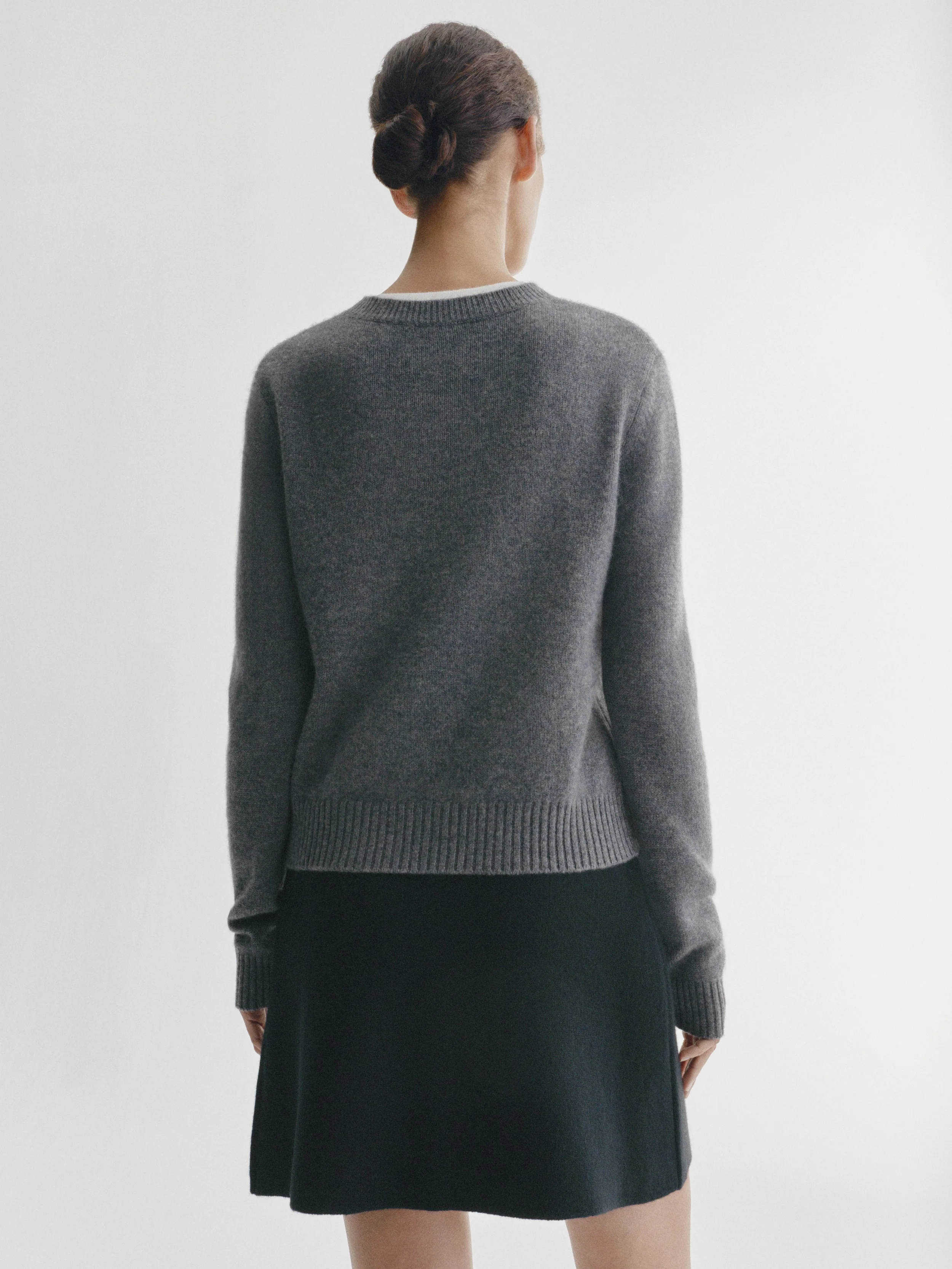 LISA YANG Clare Cashmere Mini Skirt in Black