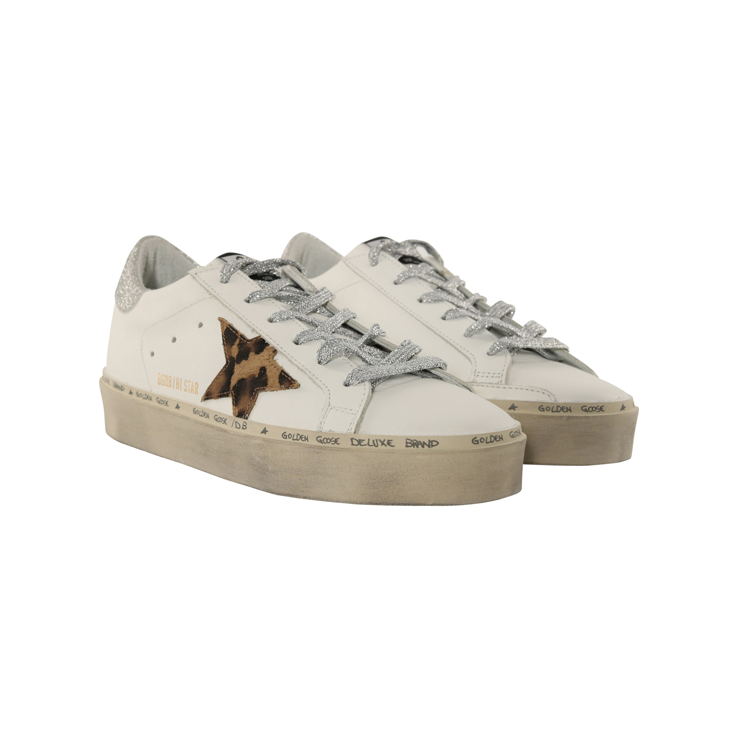 Golden Goose Sneaker Hi Star White/Leo 37