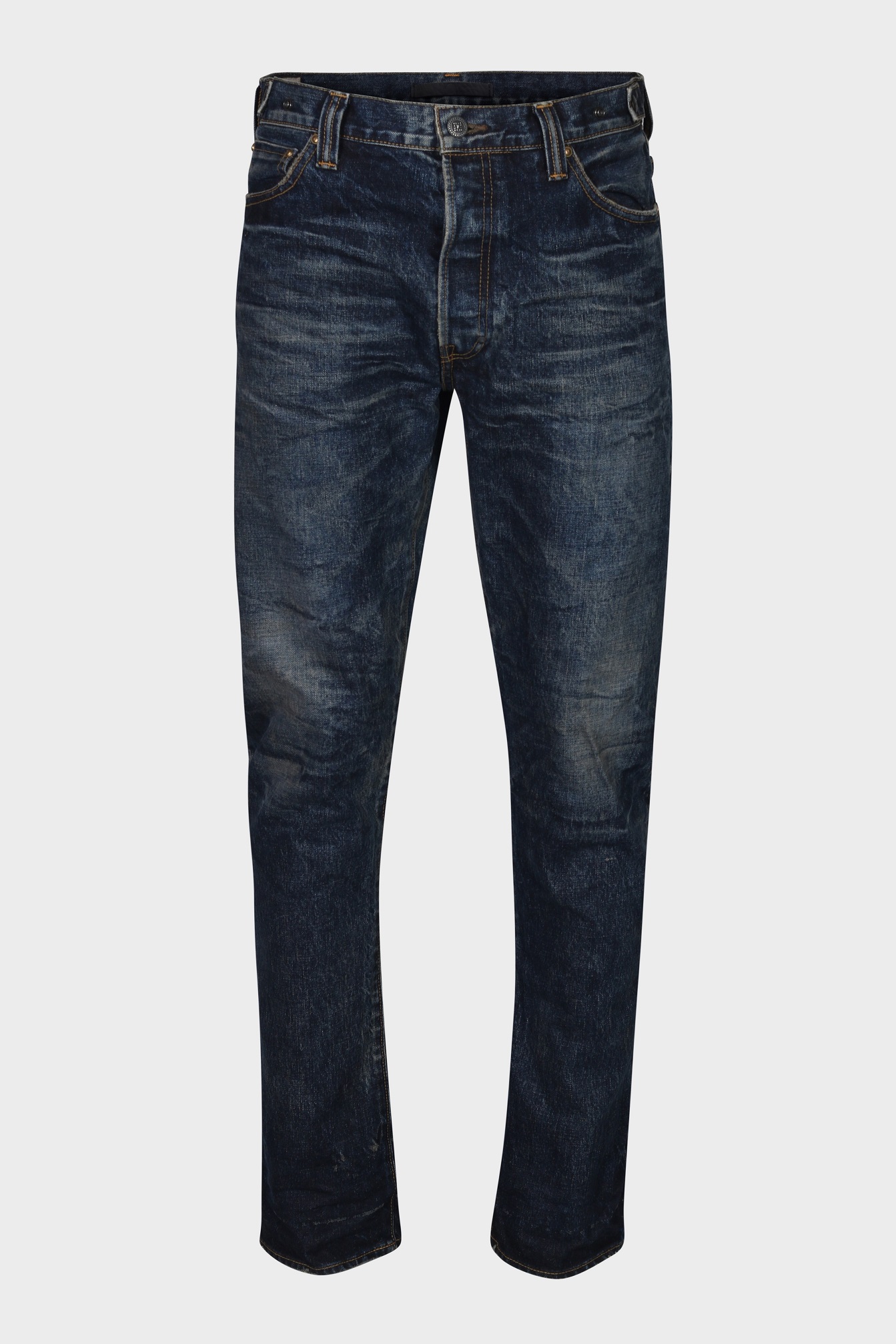 MASTERCRAFT UNION Limited Straight Fit Jeans in Dark Blue Vintage