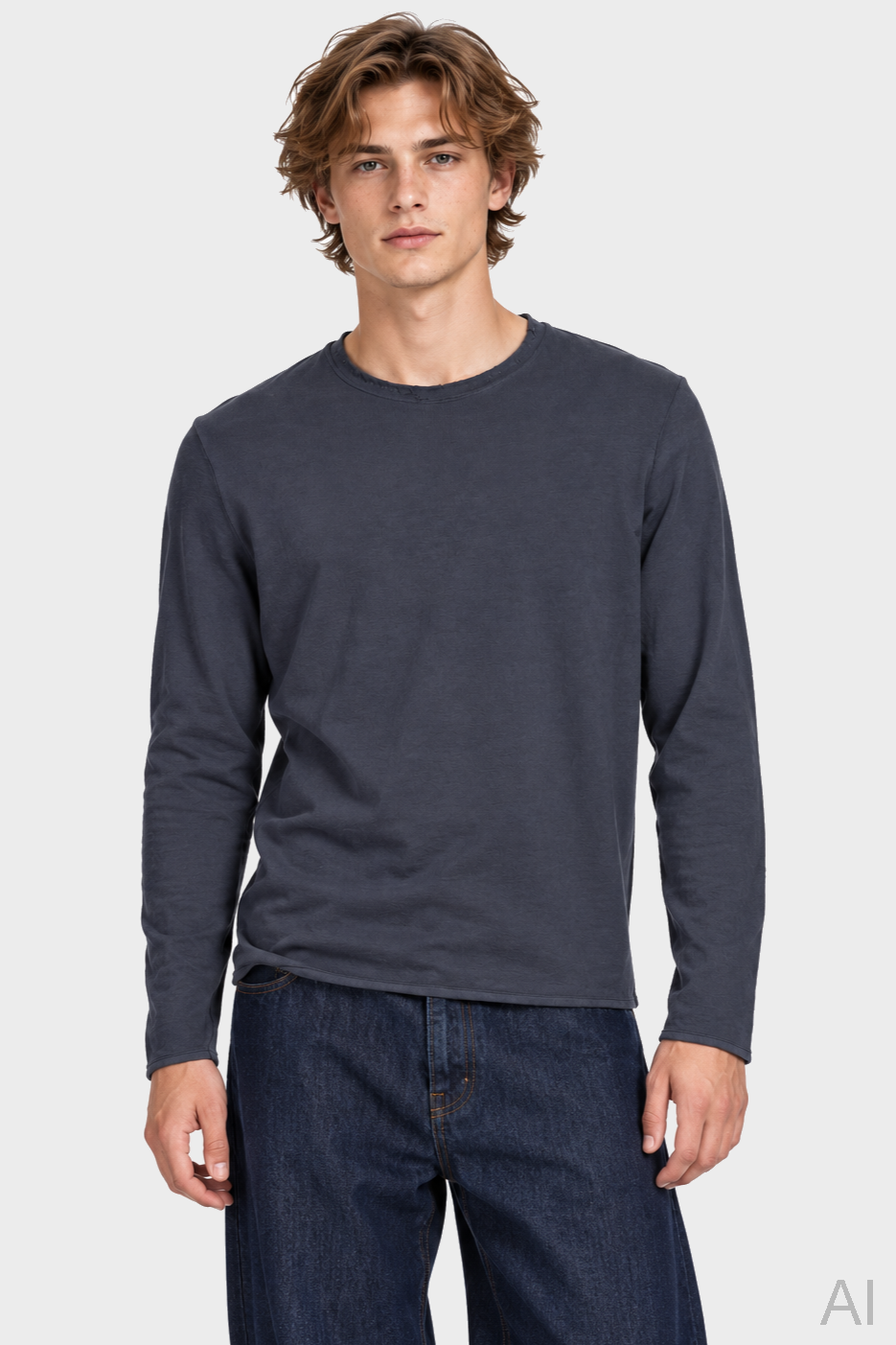 HANNES ROETHER Longsleeve in Grey