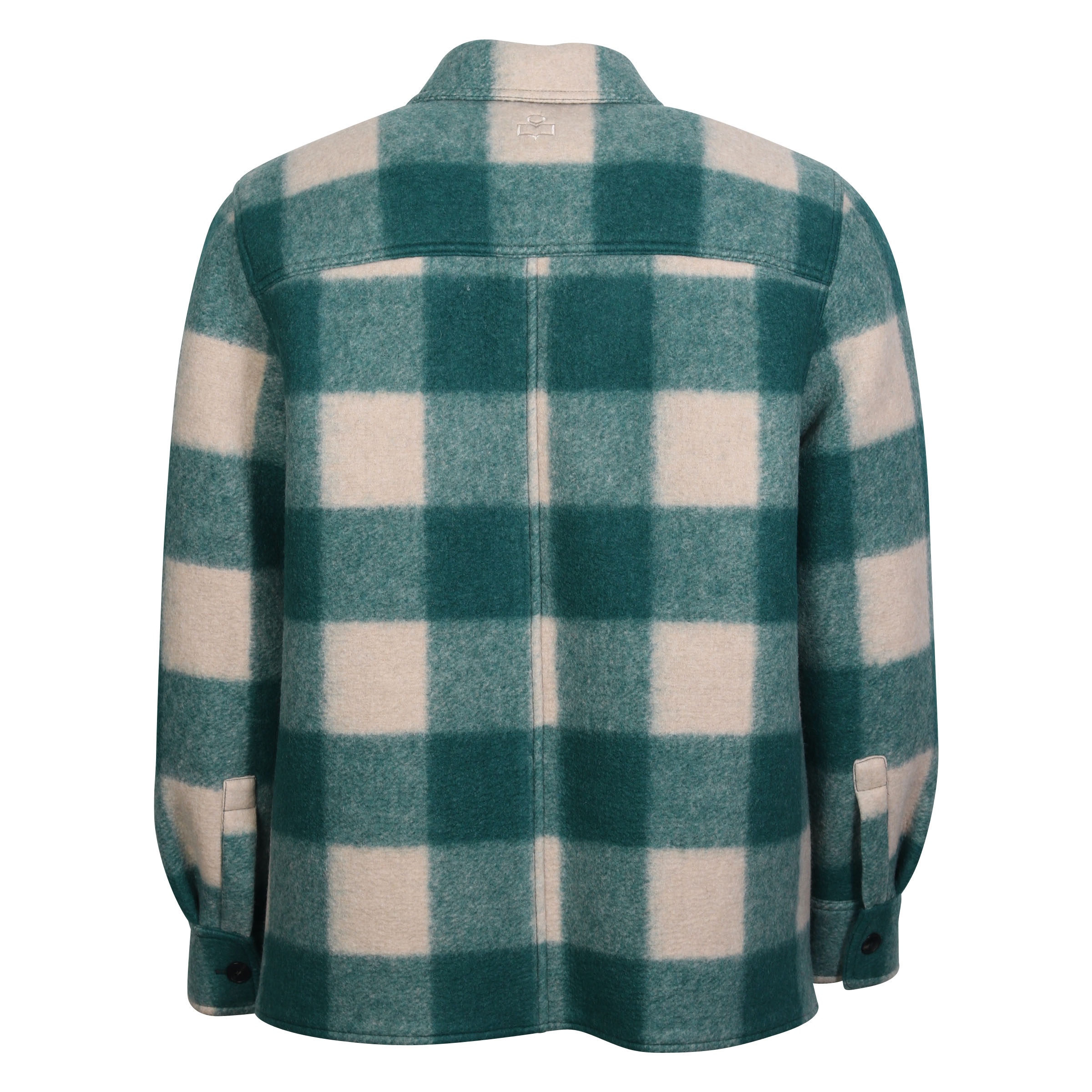 Isabel Marant Check Overshirt Kervon Green