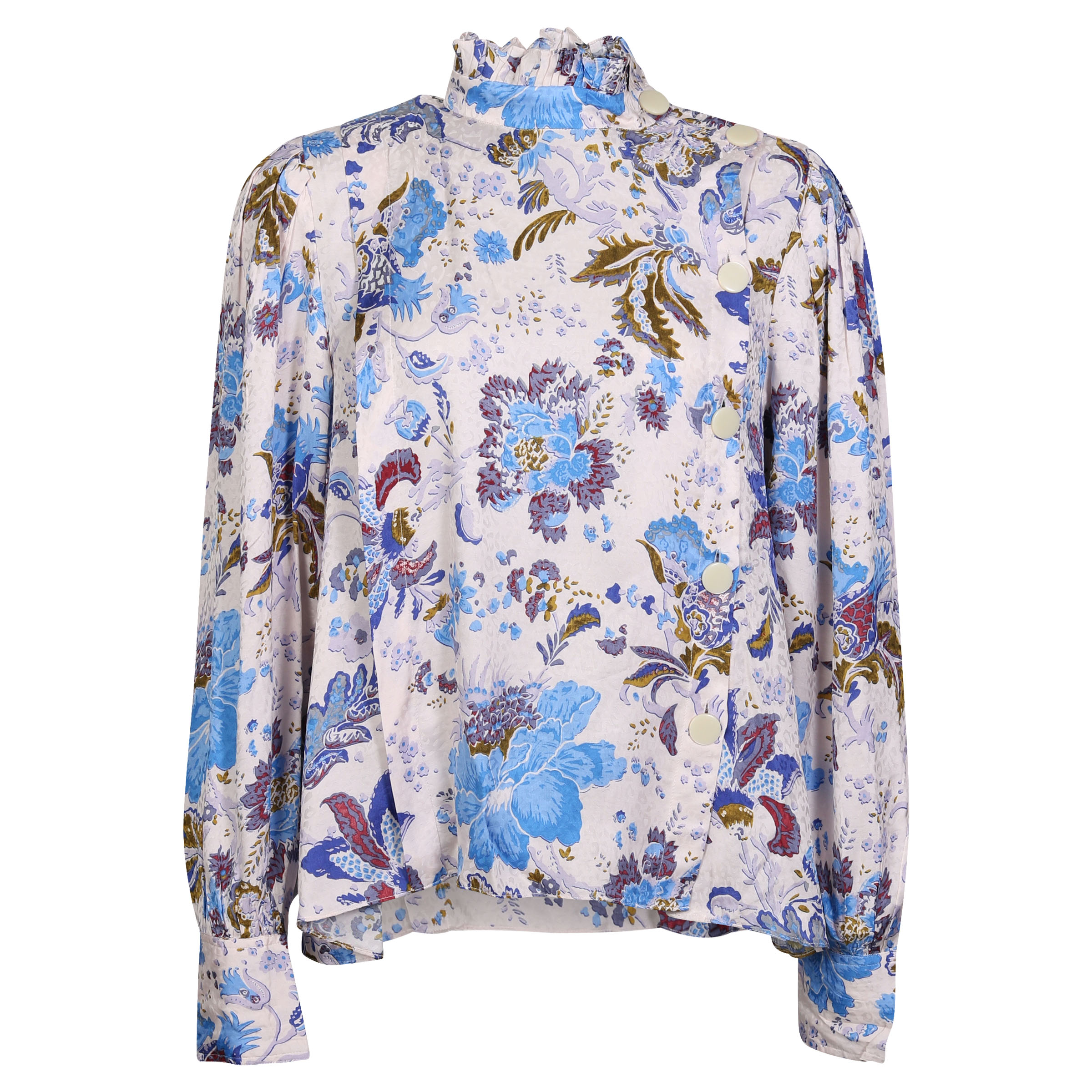 Isabel Marant Étoile Blouse Backal Ecru Printed