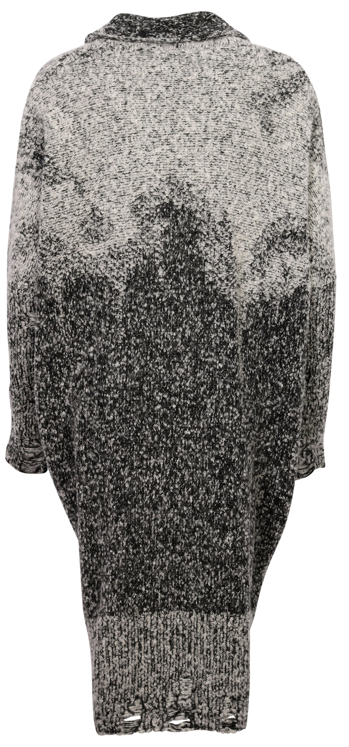 Thom Krom Knit Cardigan Grey Shades
