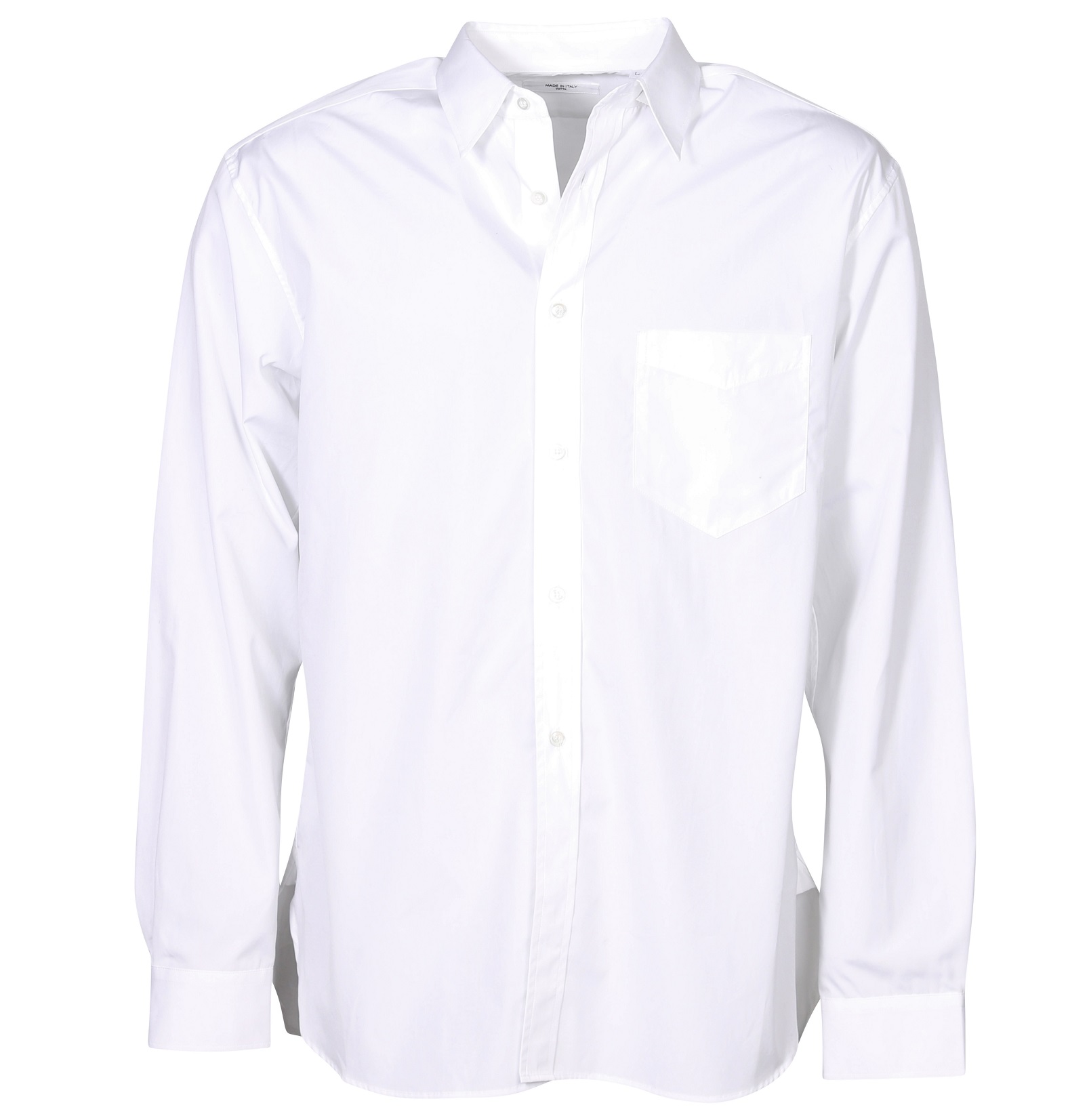 CELLAR DOOR Cotton Shirt in White S