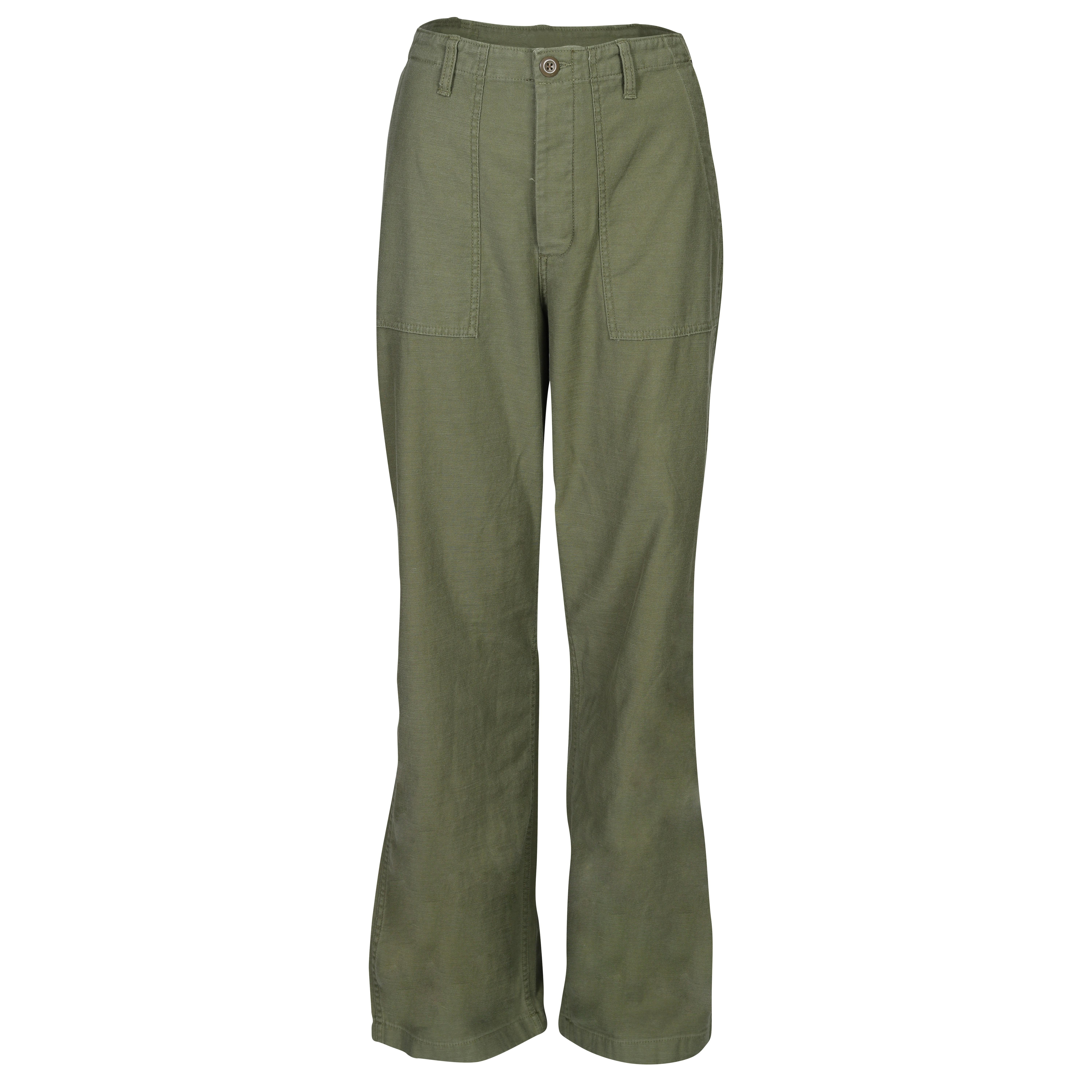 R13 Wide Leg Utility Pant in Olive 29