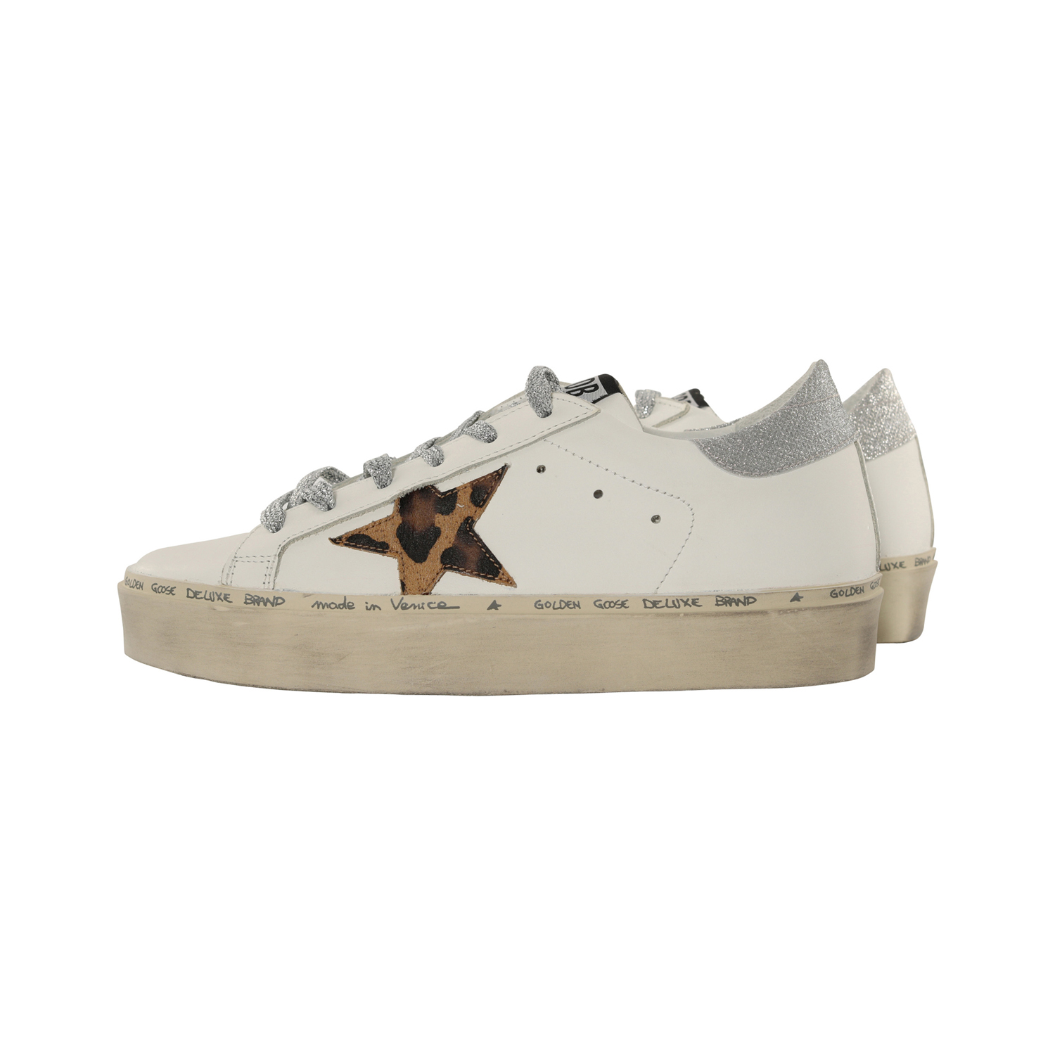 Golden Goose Sneaker Hi Star White/Leo