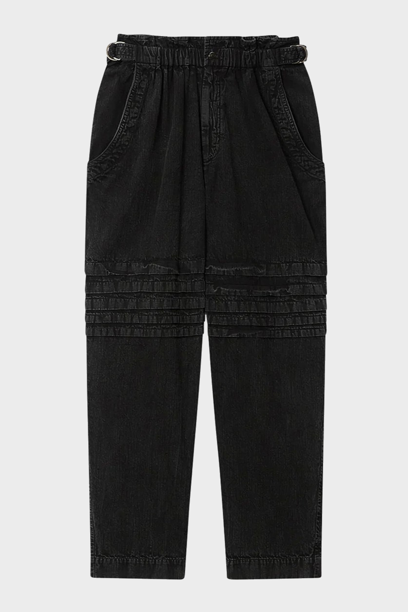 ISABEL MARANT ÉTOILE Mellya Pant in Faded Black