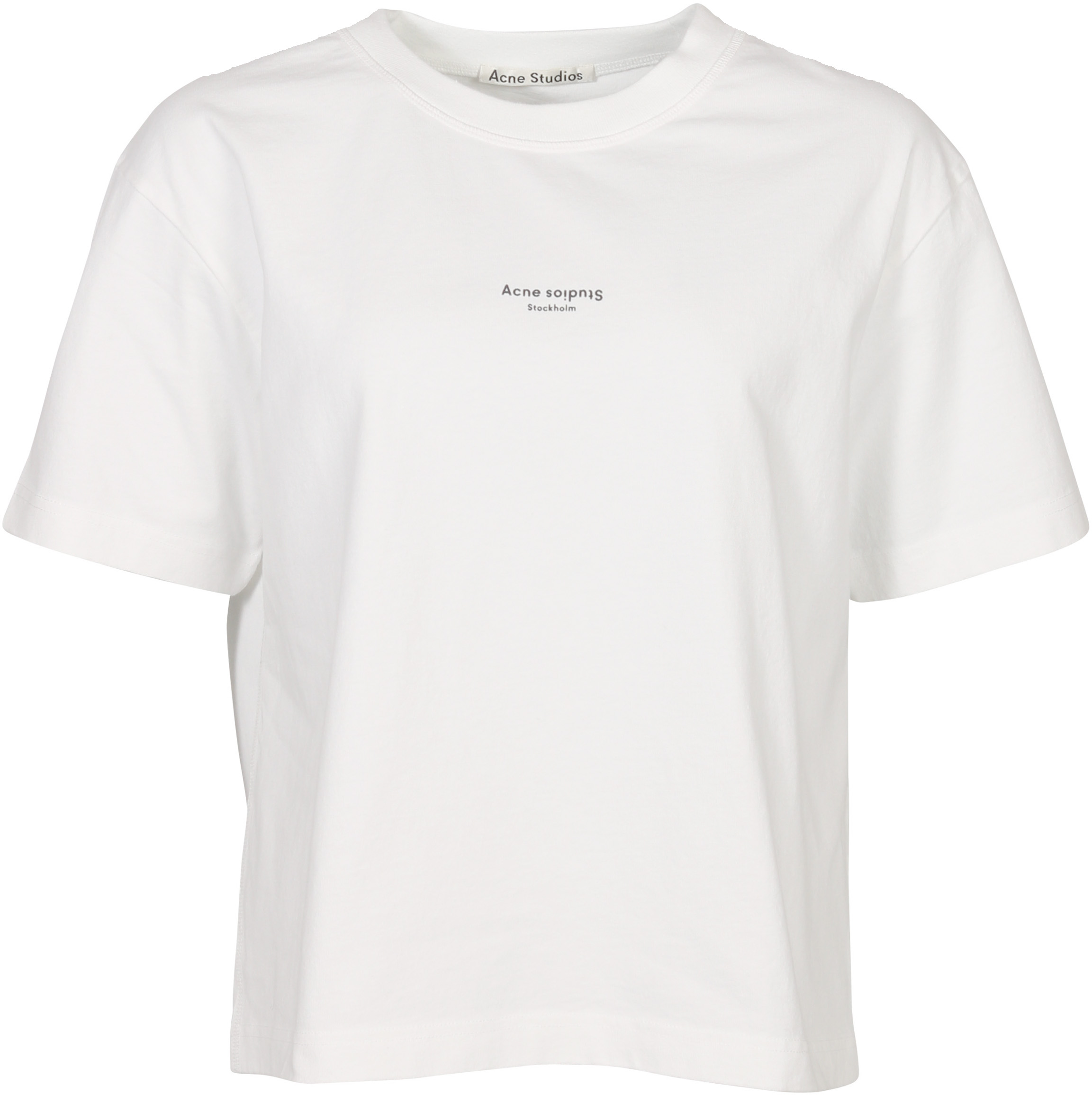 Acne Studios T-Shirt Edie Stamp White