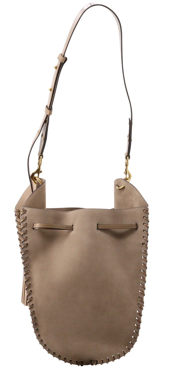 Isabel Marant Bag Taj Bandouliere Beige Suede