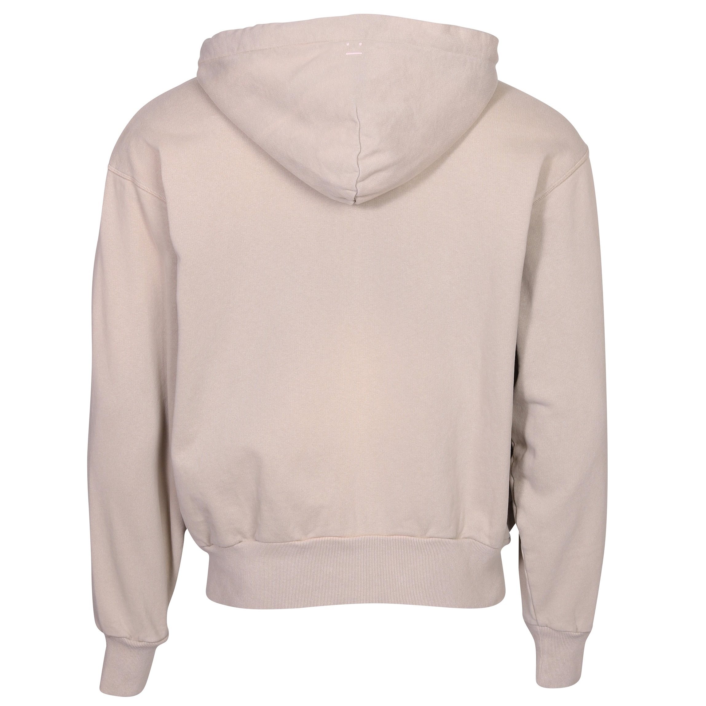 Acne Studios Face Zip Hoodie in Mushroom Beige S