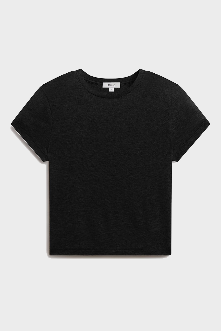 AGOLDE Adine Tencel Tee in Black