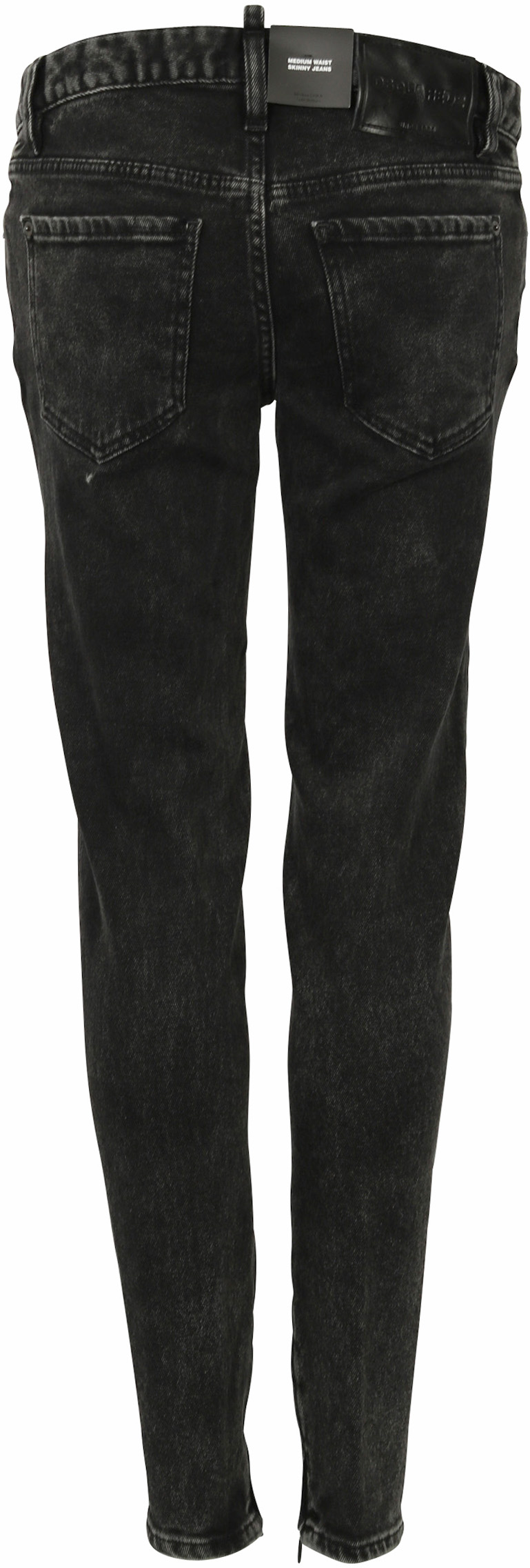 Dsquared Jeans Medium Waist Skinny Black Washed IT/46 - DE/40