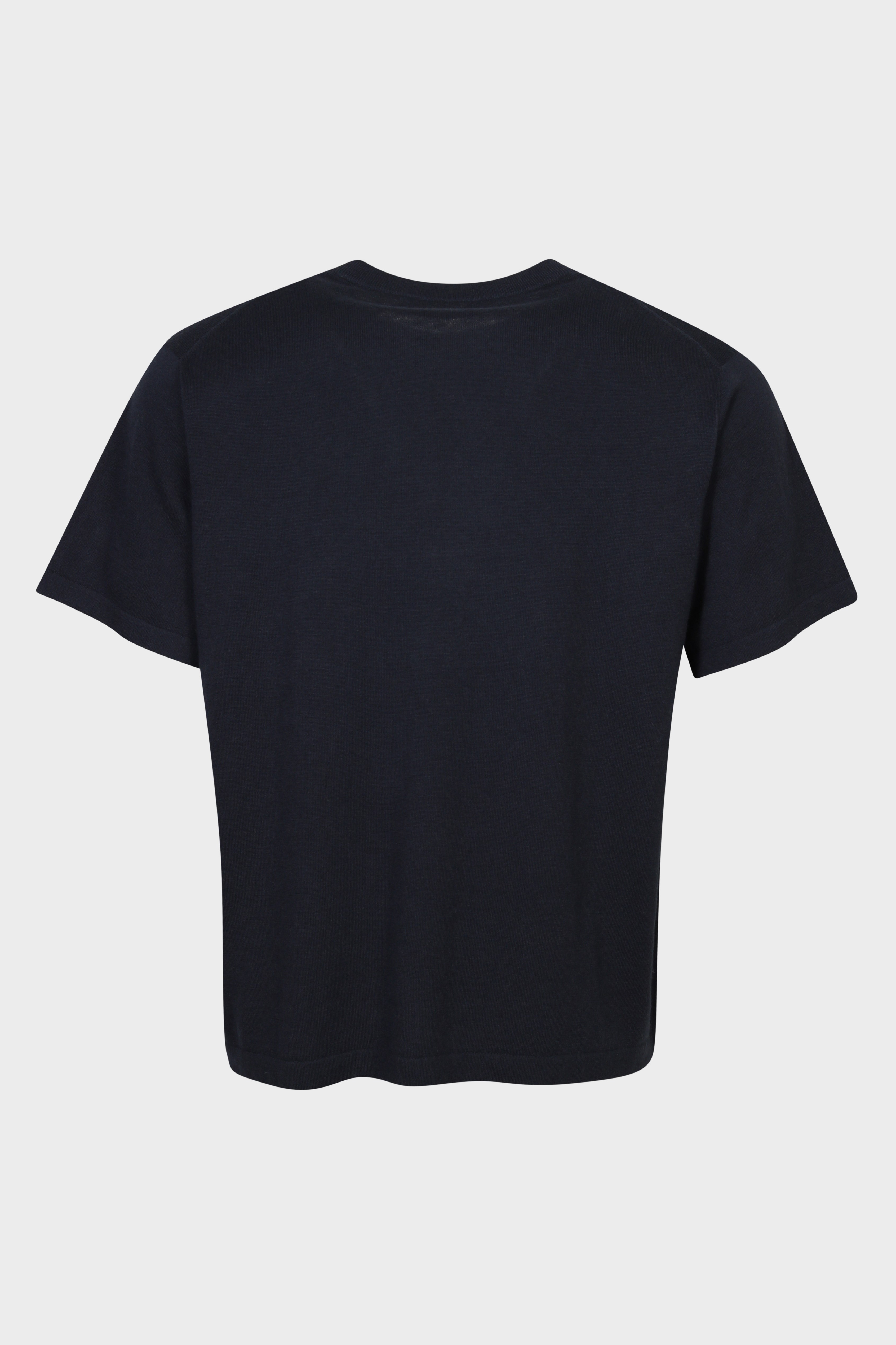LISA YANG Bradley Cotton Cashmere T-Shirt in Ink Blue LISA YANG Bradley Cotton Cashmere T-Shirt in Ink Blue