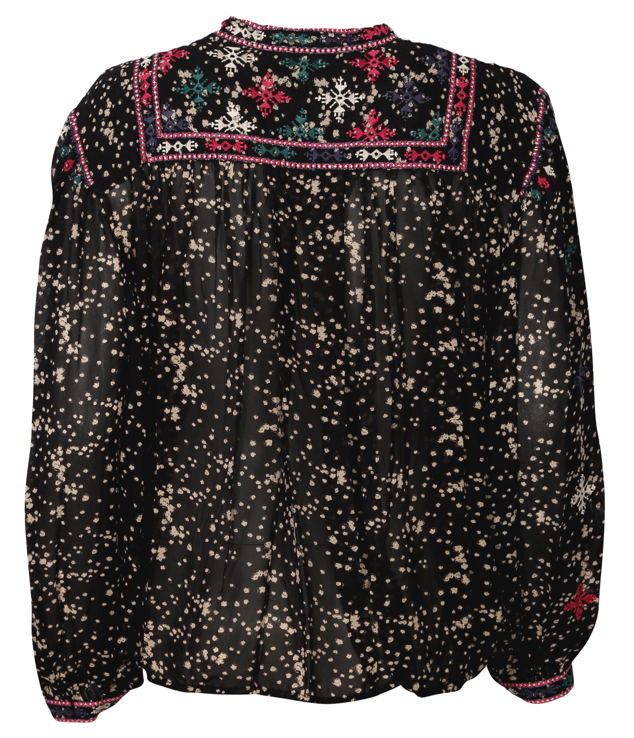 Isabel Marant Étoile Tunic Ivayo Black Embroidered FR/38 - DE/36