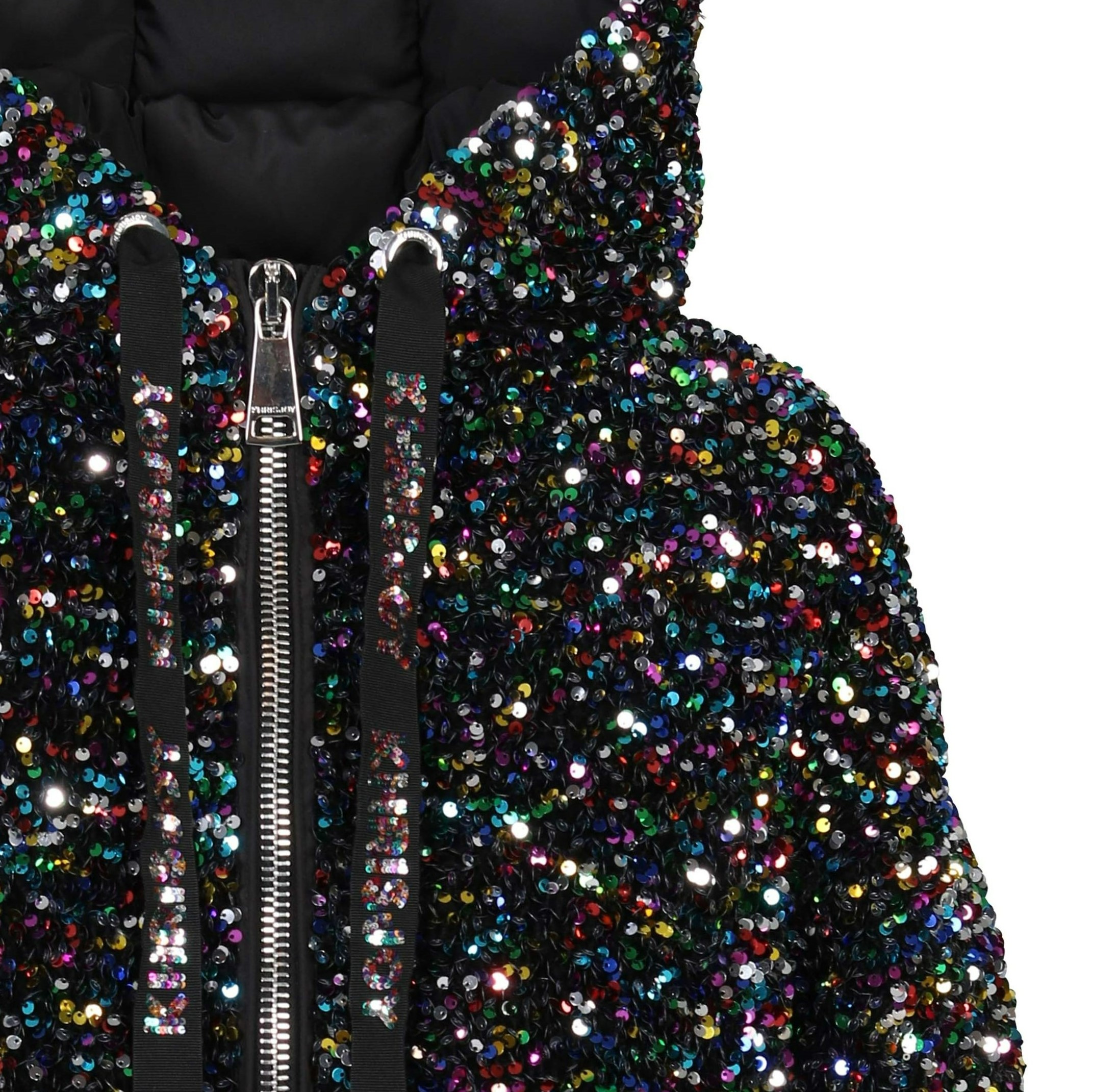 Khrisjoy Iconic Puffer Jacket Paillettes X Aureta