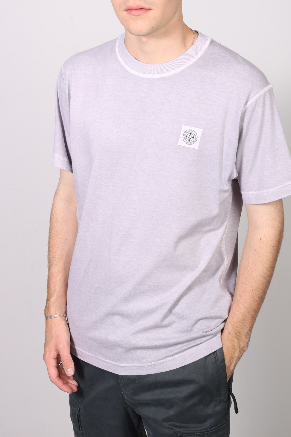 STONE ISLAND T-Shirt in Lavender