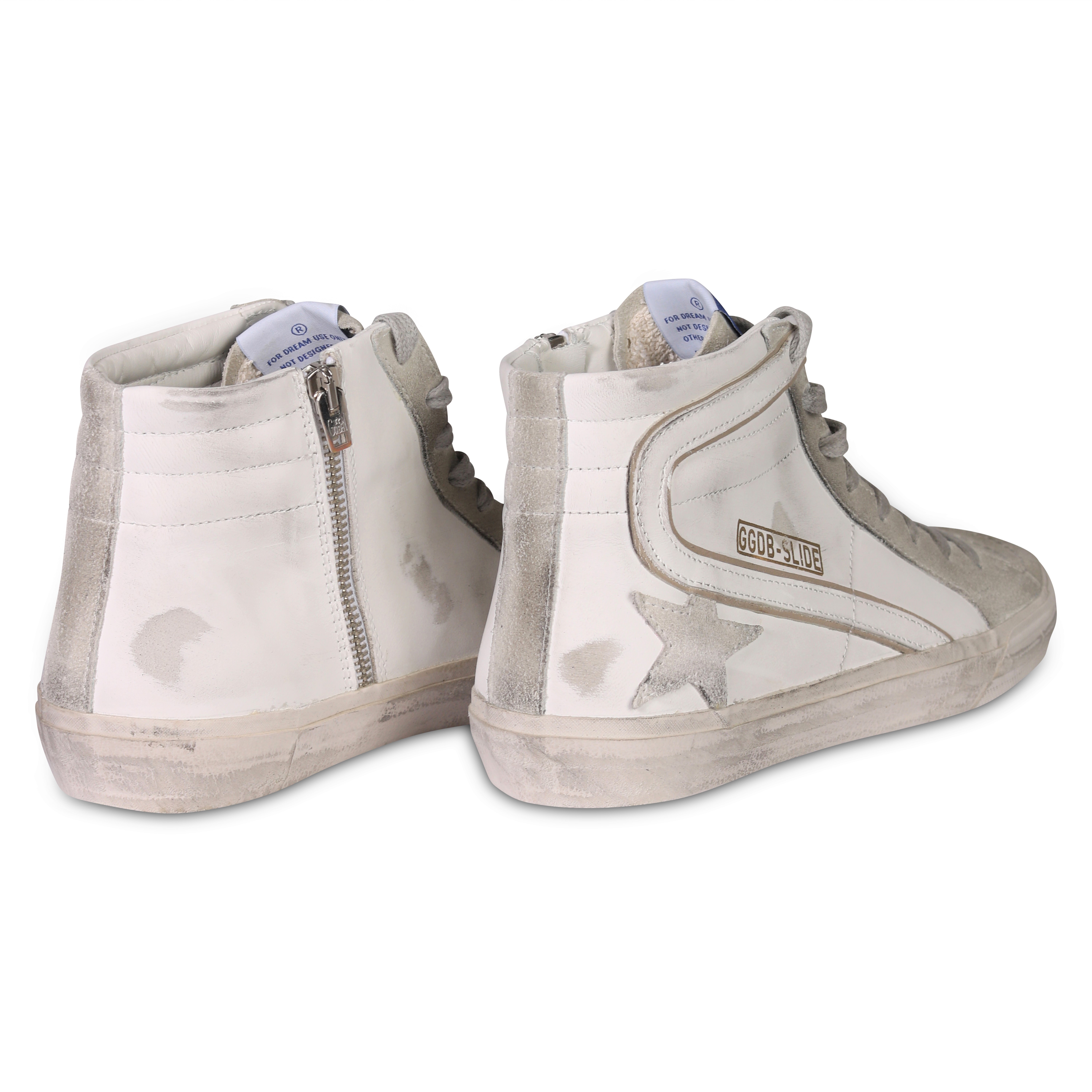 Golden Goose Sneaker Slide White/Suede Star
