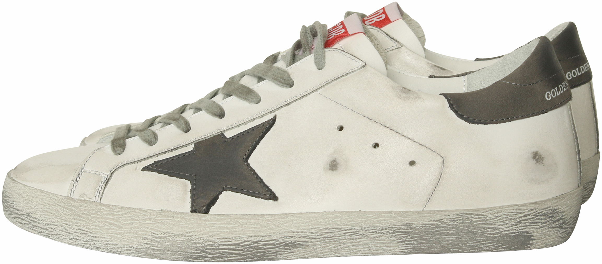 Golden Goose Superstar White/Grey Nabuk Star
