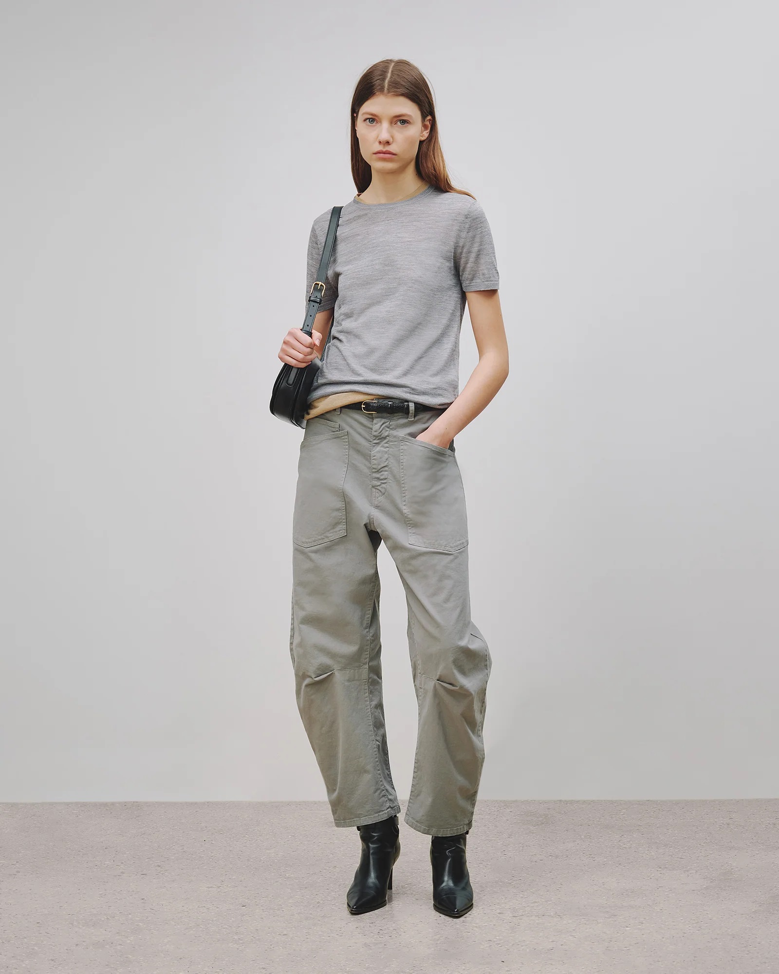 NILI LOTAN Shon Pant in Grey XS/0